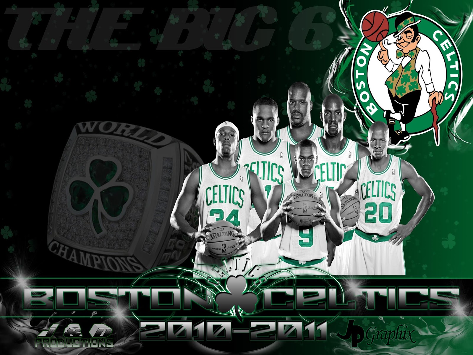 Boston Celtics Champions 2010-2011 Wallpapers Free - Boston Celtics Wallpaper 2020 - HD Wallpaper 