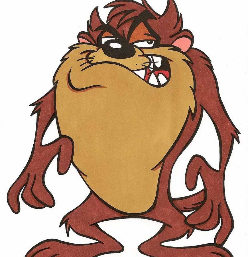 The Tasmanian Devil Wallpaper Cartoon 03 - Tasmanian Devil Cartoon Ghetto - HD Wallpaper 