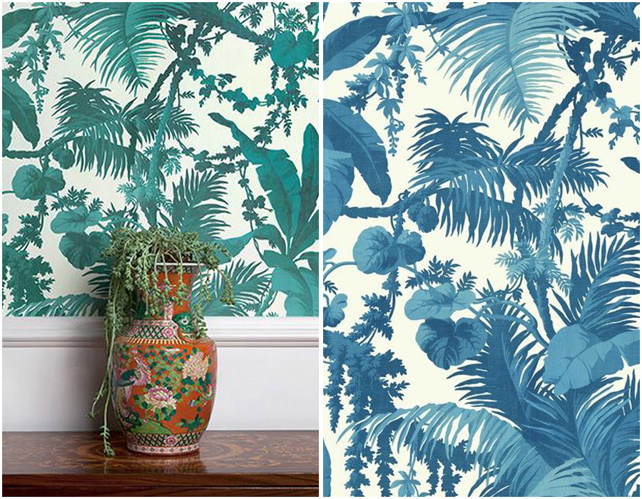 Leaf Print Wallpaper House Of Hackney Pampus - HD Wallpaper 