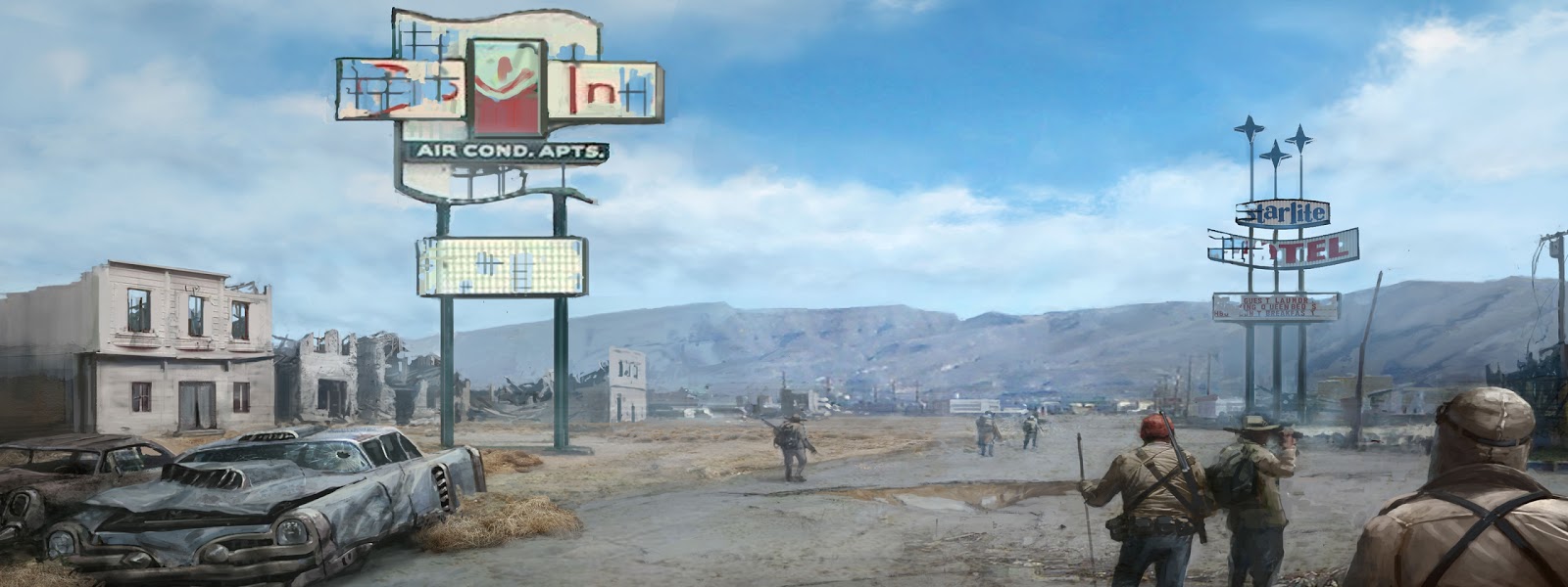 Fallout New Vegas Artwork - HD Wallpaper 