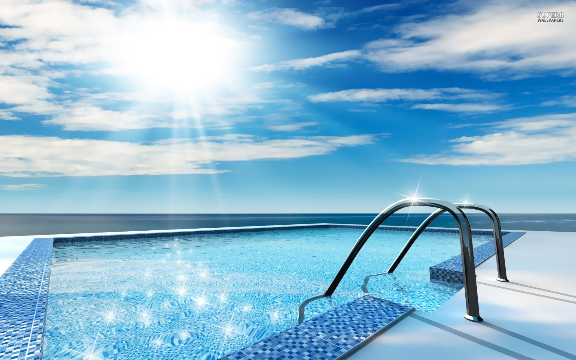 1920x1200, Pool Wallpaper - Swimming Pool - HD Wallpaper 