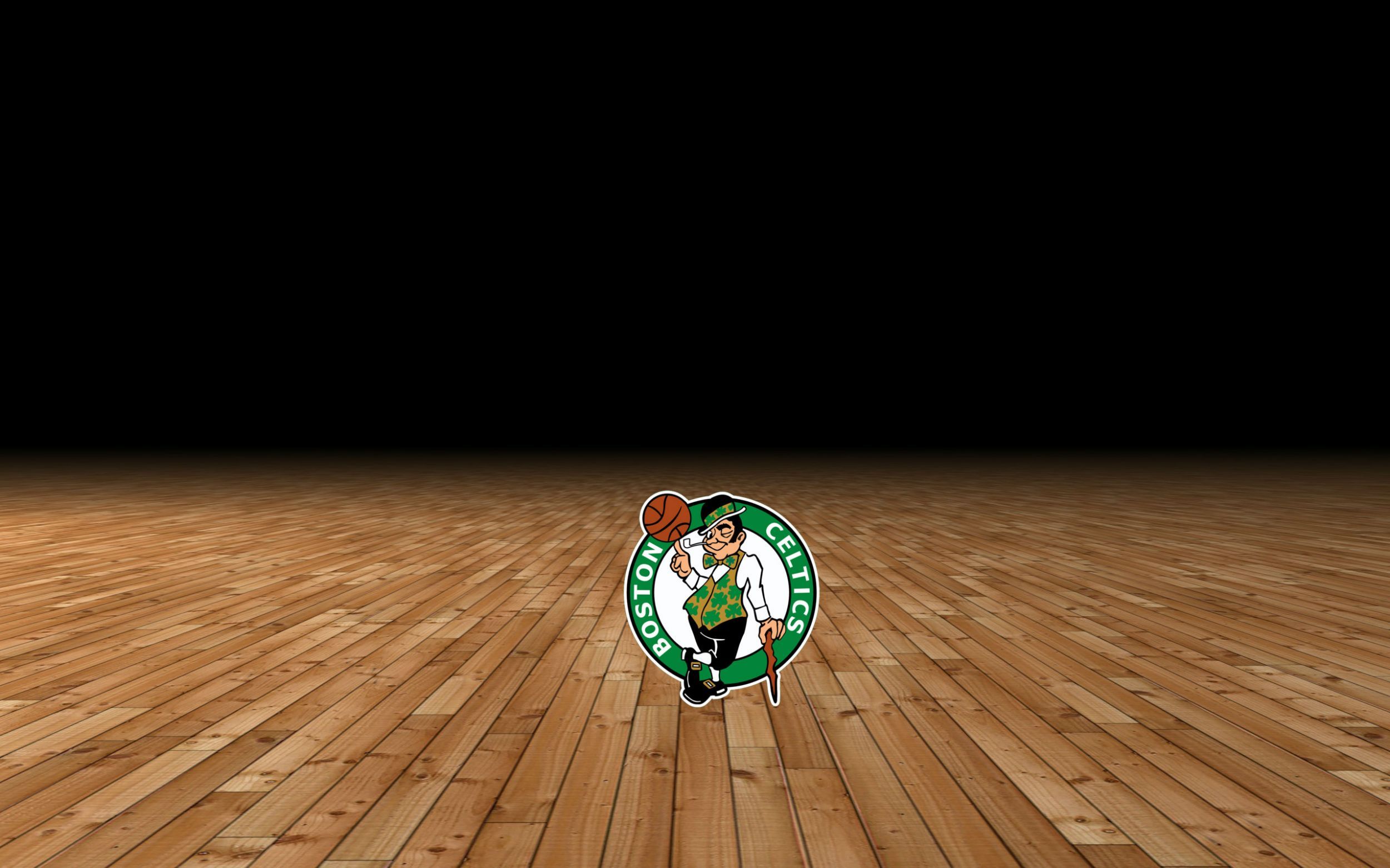Nba Basketball Court Celtics - HD Wallpaper 
