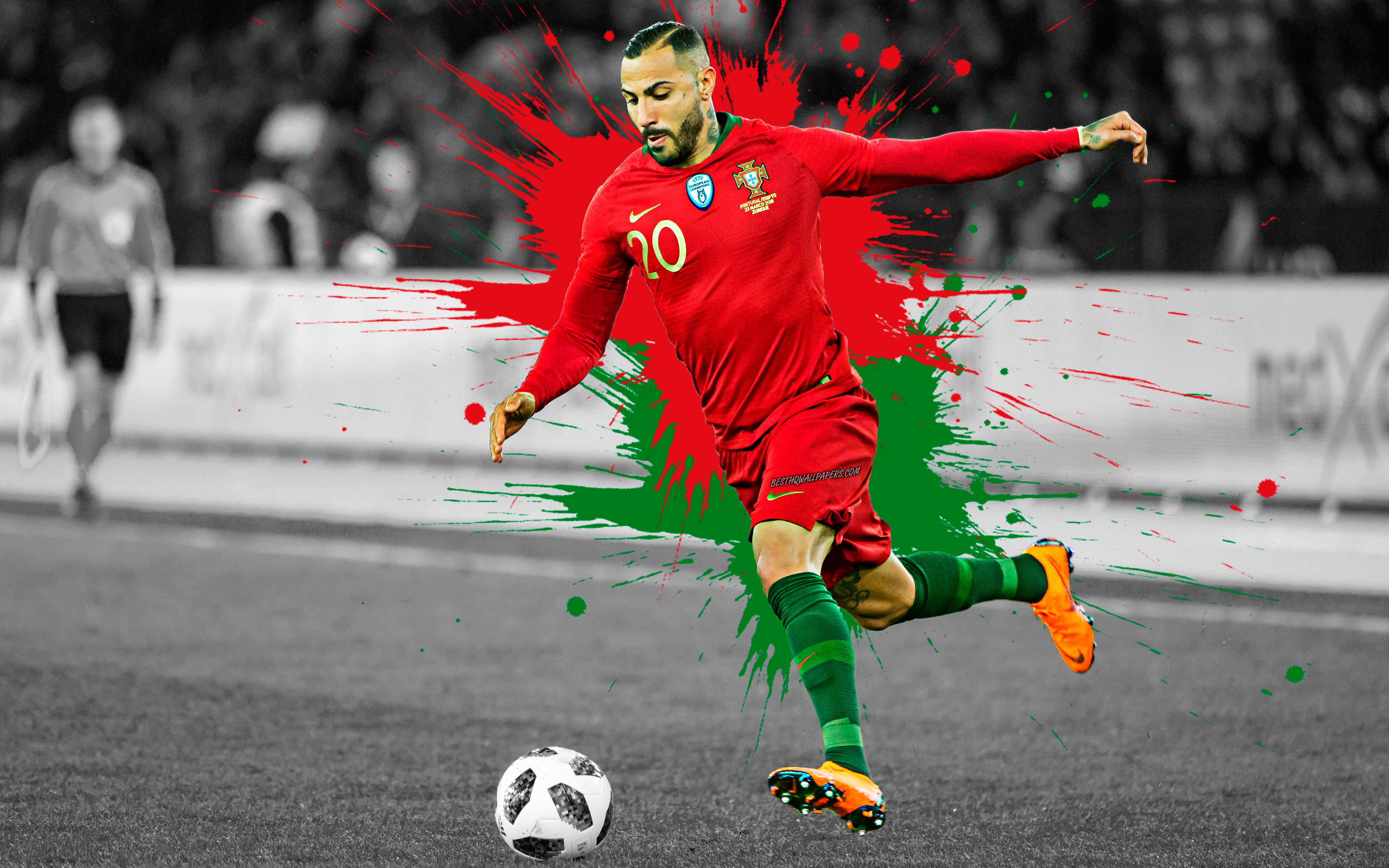 4k, Ricardo Quaresma, Portuguese Footballer, Portugal - Quaresma 4k - HD Wallpaper 