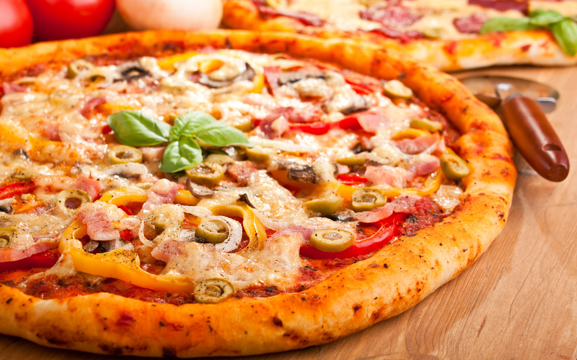Pizza Hd - HD Wallpaper 