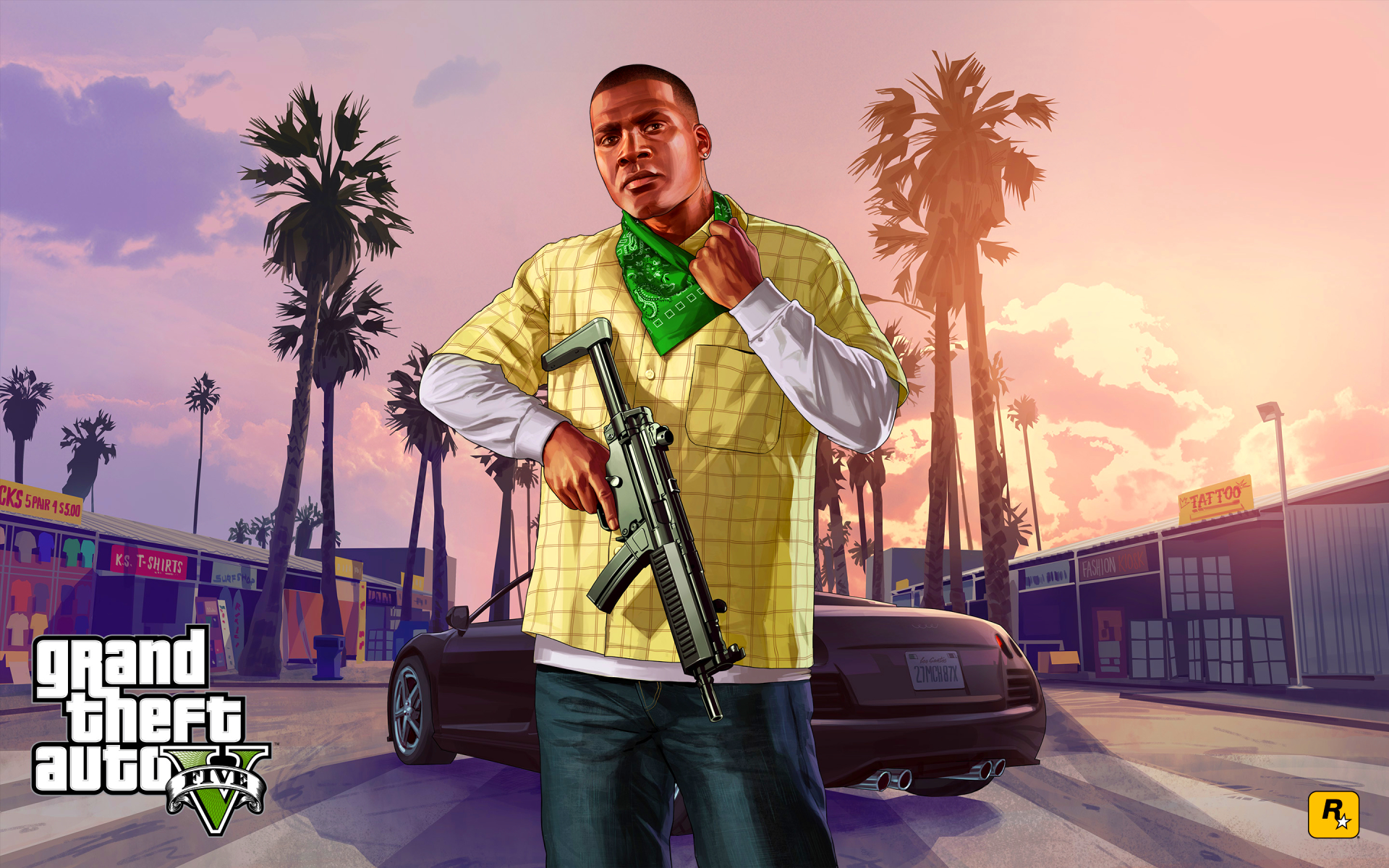 Franklin - Gta 5 Franklin - HD Wallpaper 