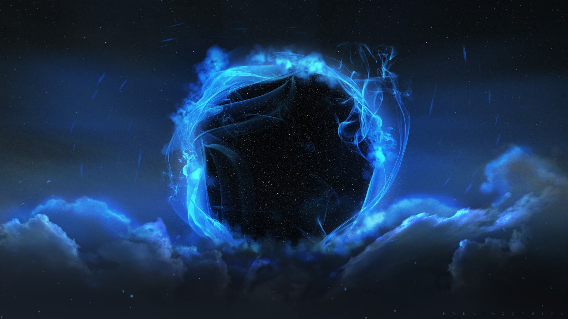 Sci Fi Black Hole - HD Wallpaper 