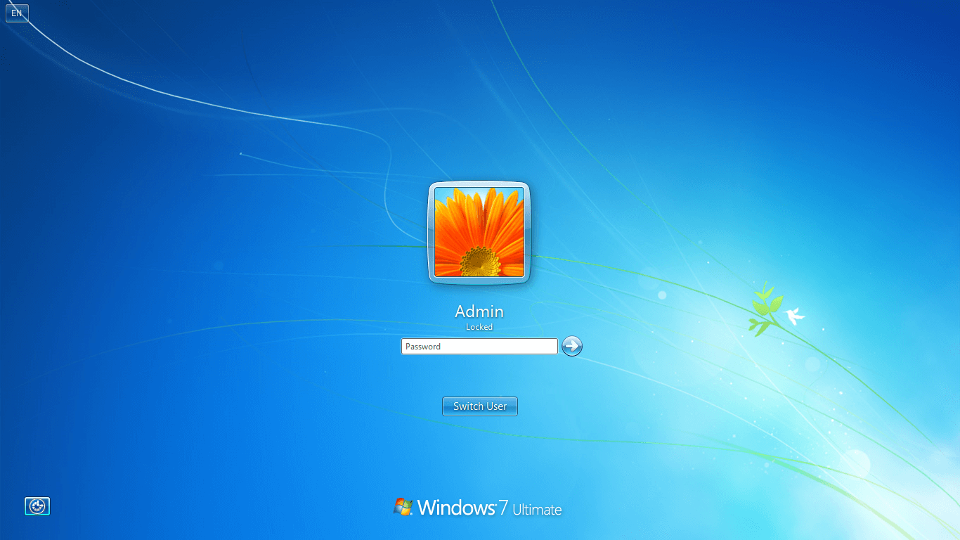 Windows 7 Login Screen Hd - HD Wallpaper 
