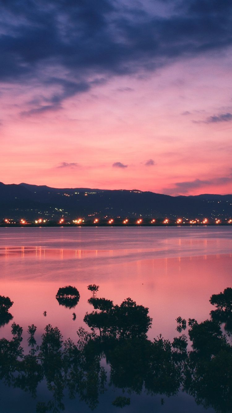 City Sunset Wallpaper Iphone - HD Wallpaper 