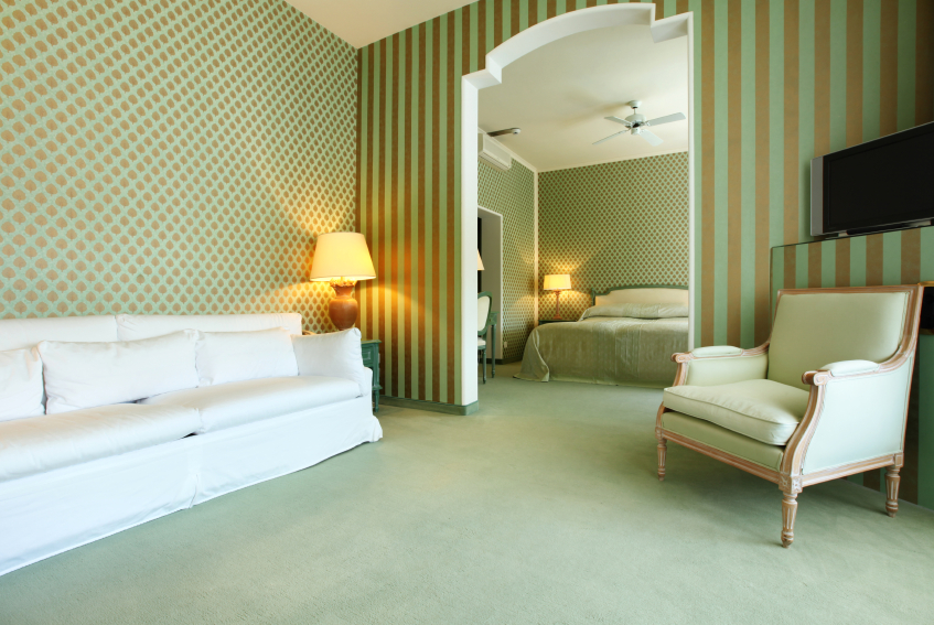 Wall Paper Over Paneling - HD Wallpaper 