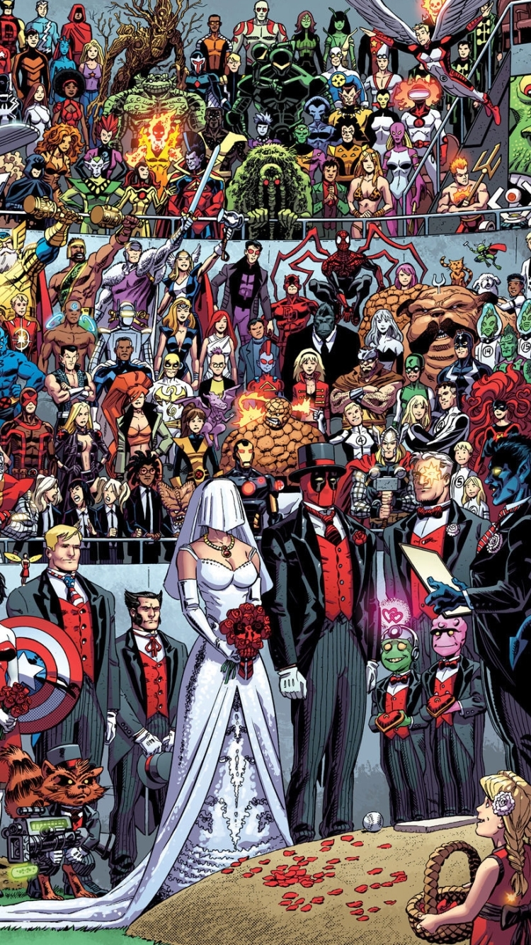Marvel Comics Wallpaper Mobile 750x1334 Wallpaper Teahub Io