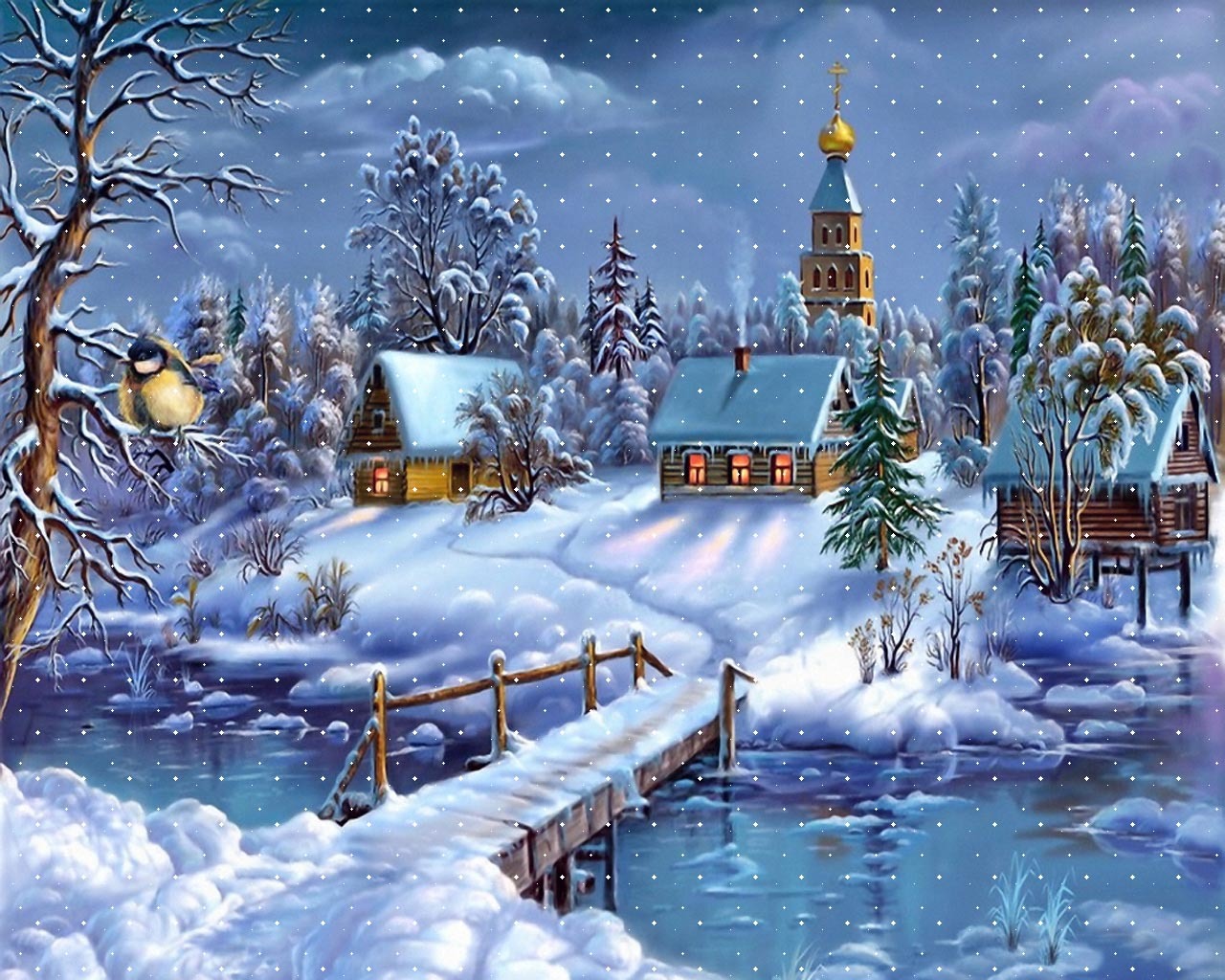 Winter Wallpaper Animated - HD Wallpaper 