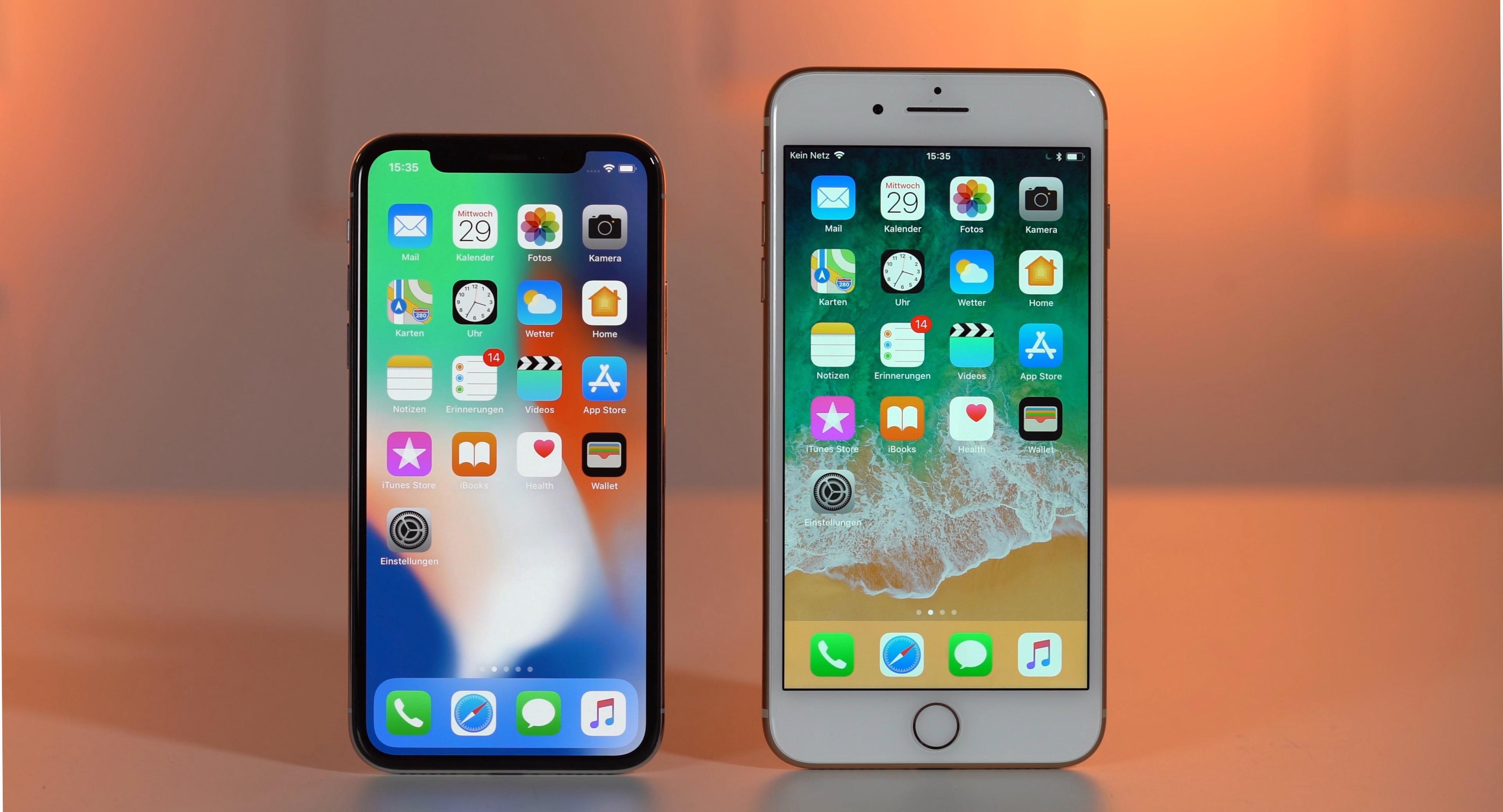 Iphone Moving Wallpaper - Iphone X Vs Iphone 6 - HD Wallpaper 