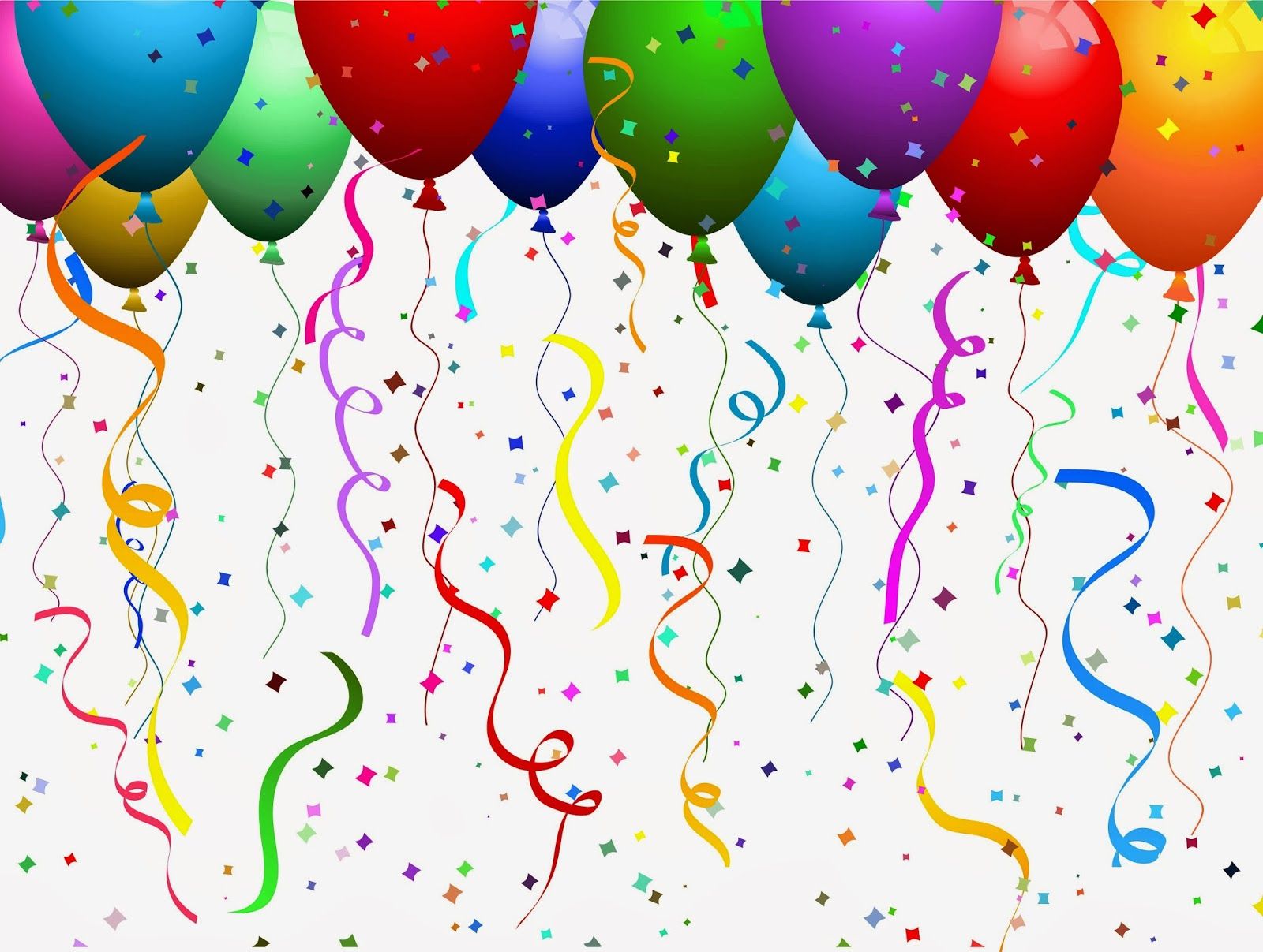 Birthday Party Wallpaper - Transparent Confetti And Balloons - 1600x1207 Wallpaper Birthday Party Wallpaper - Transparent Confetti And Balloons - 1600x1207 Wallpaper