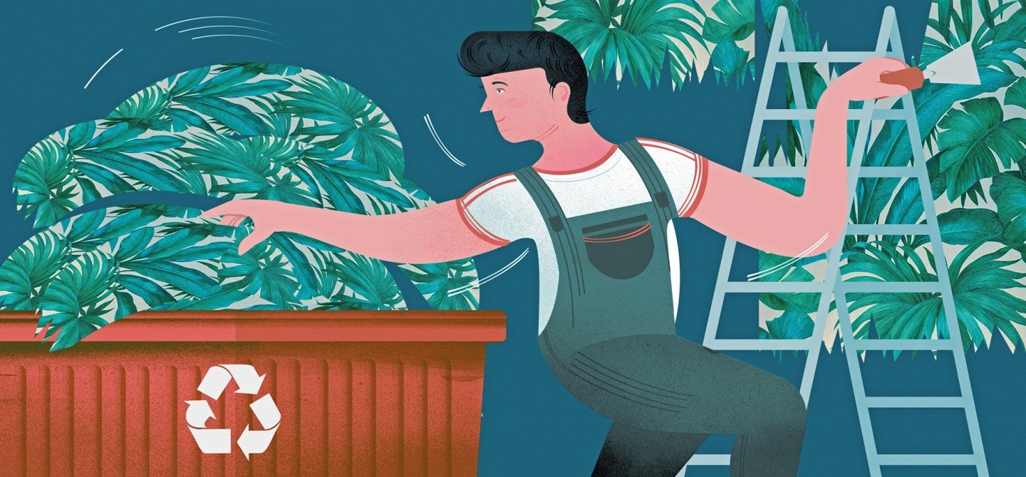 How To Dispose Of Old Or Left-over Wallpaper Correctly - Recycle - HD Wallpaper 