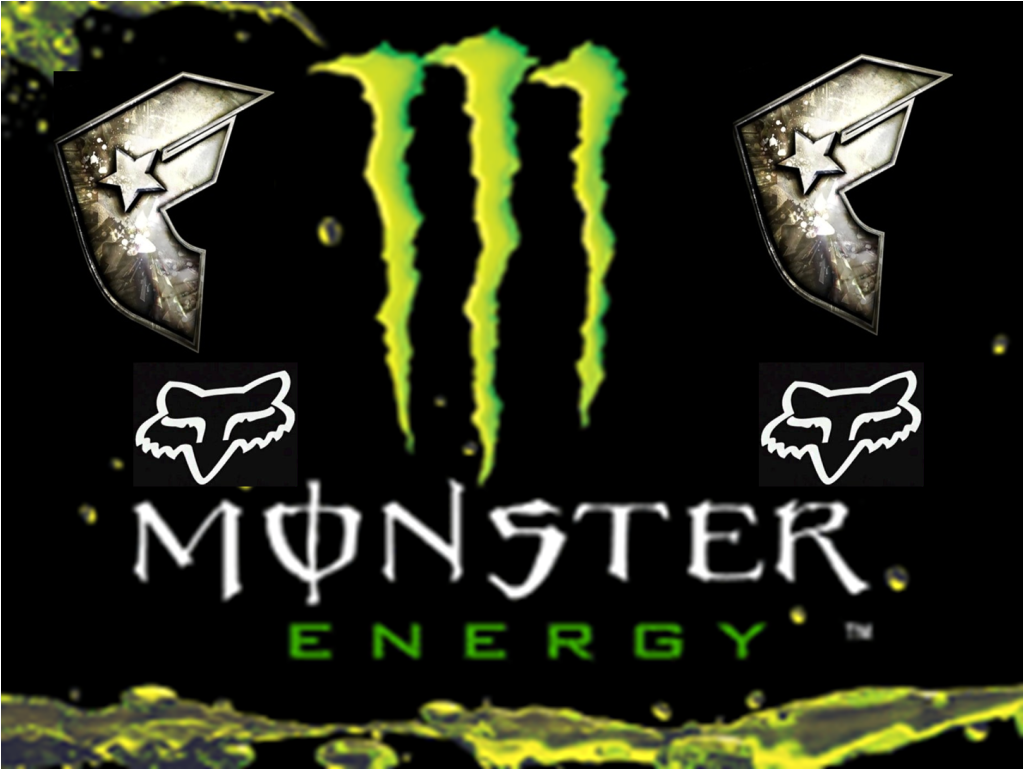 Famous Fox Monster 2 Image - Monster Energy And Fox Racing Logo - HD Wallpaper 