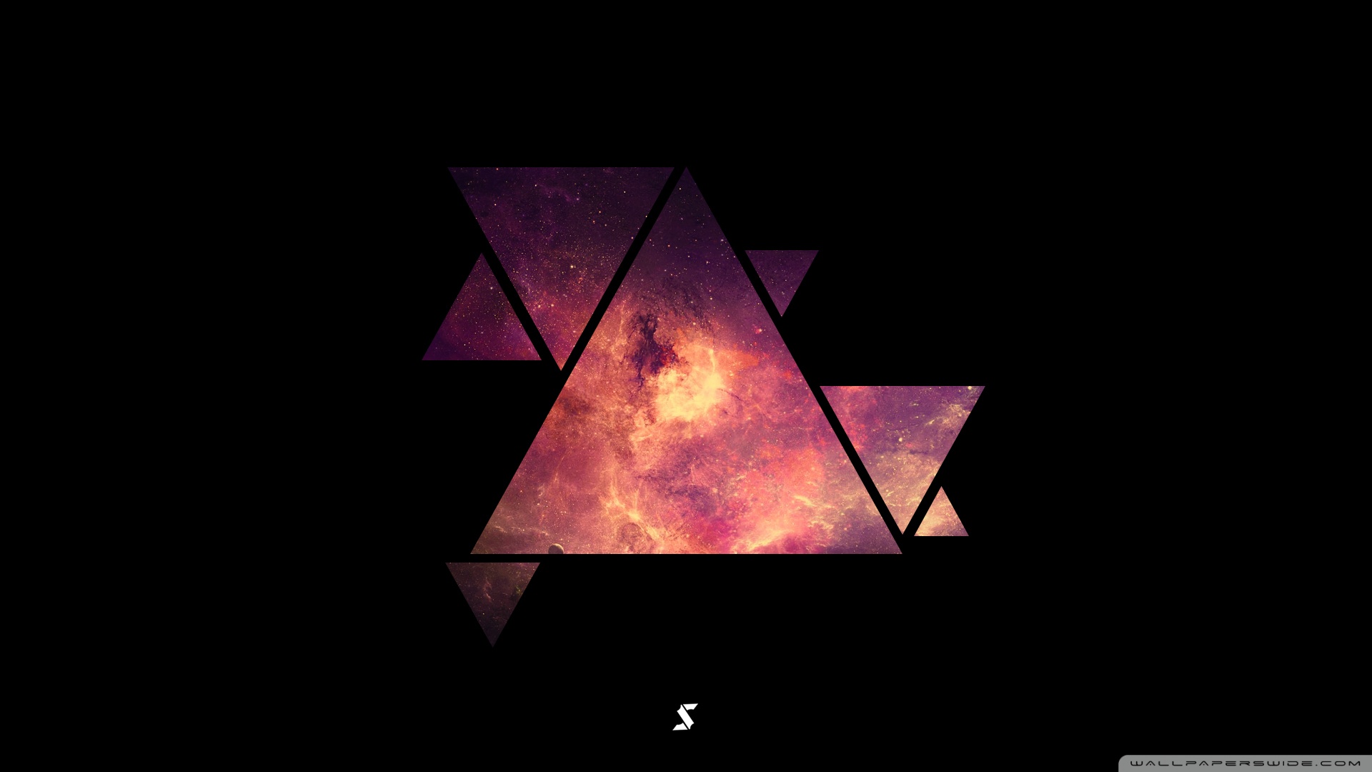 Triangle Galaxy Wallpaper 1080p - HD Wallpaper 