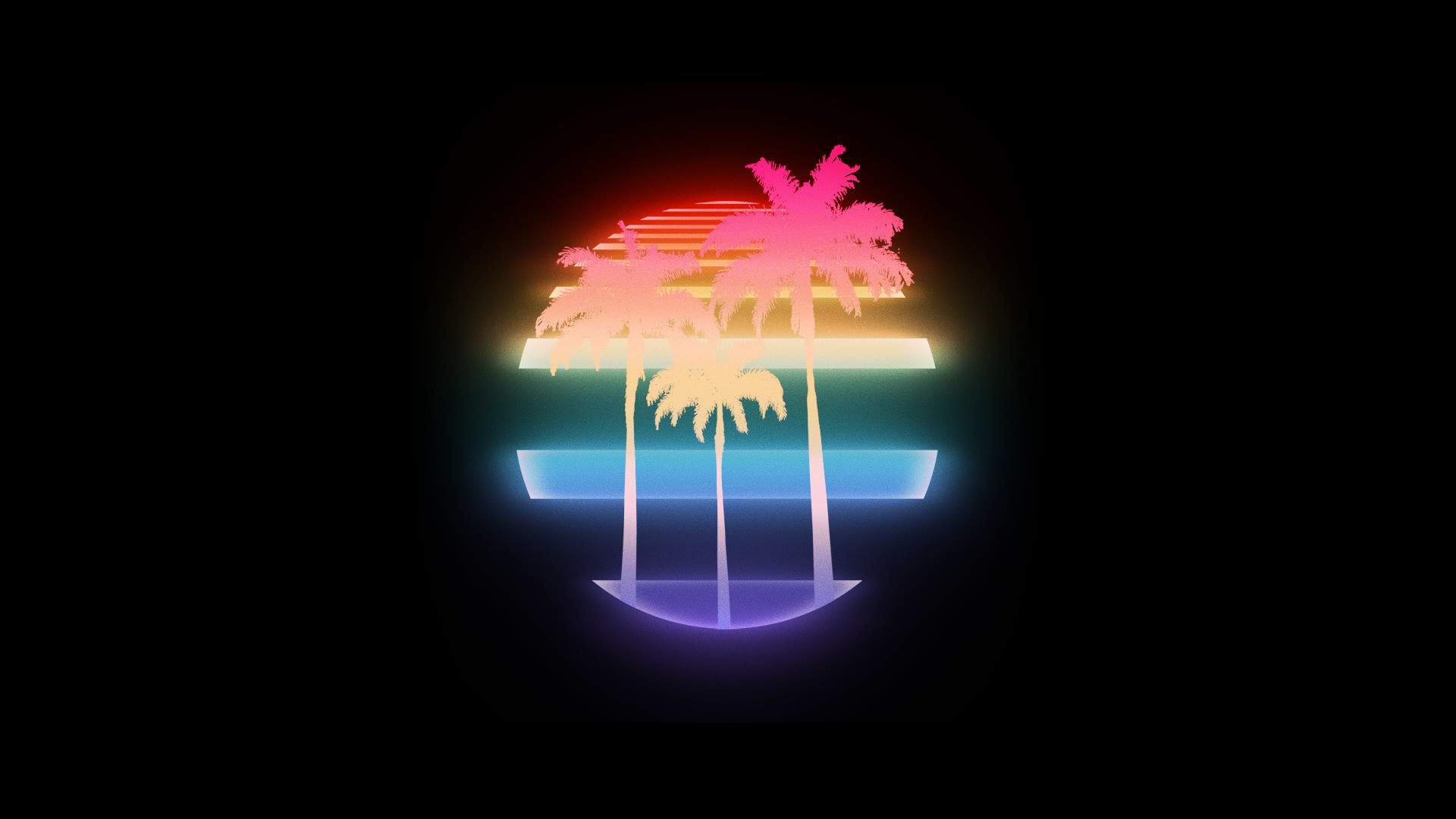 Vhs, Palm Trees, 1980s, New Retro Wave, Retro Style, - Vice City Wallpaper 4k - HD Wallpaper 