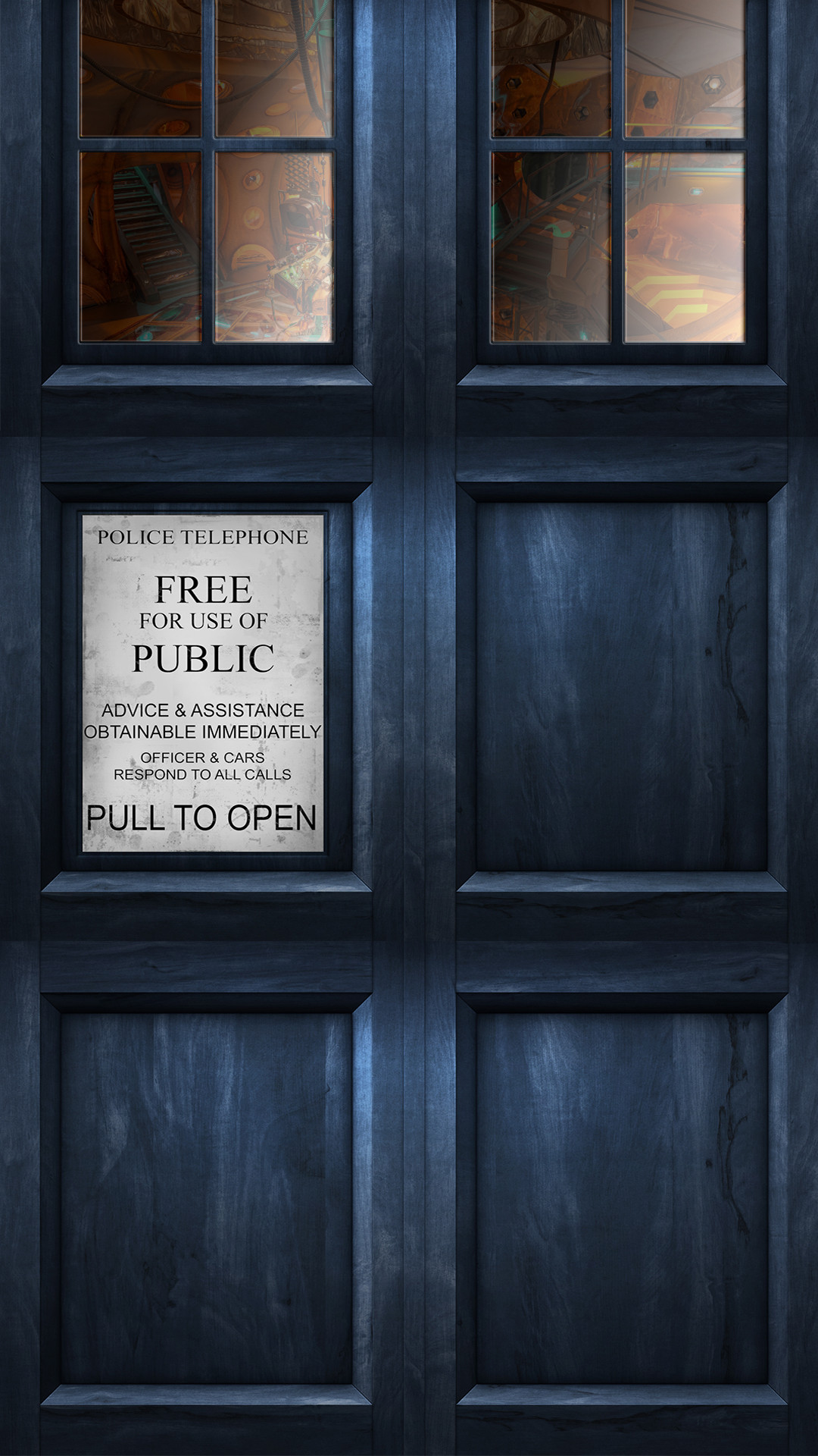 Tardis Lockscreen - HD Wallpaper 