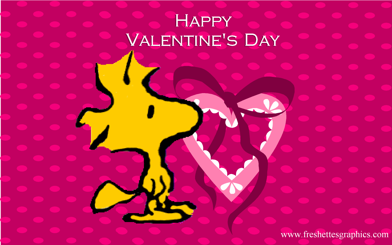 Peanuts Valentines Day Wallpaper Snoopy - Happy Valentines Day Free - HD Wallpaper 