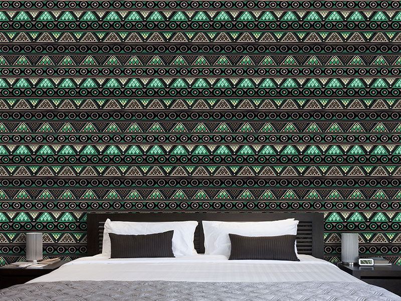 Design Wallpaper Viking Tribal - Fototapeten Gras - HD Wallpaper 