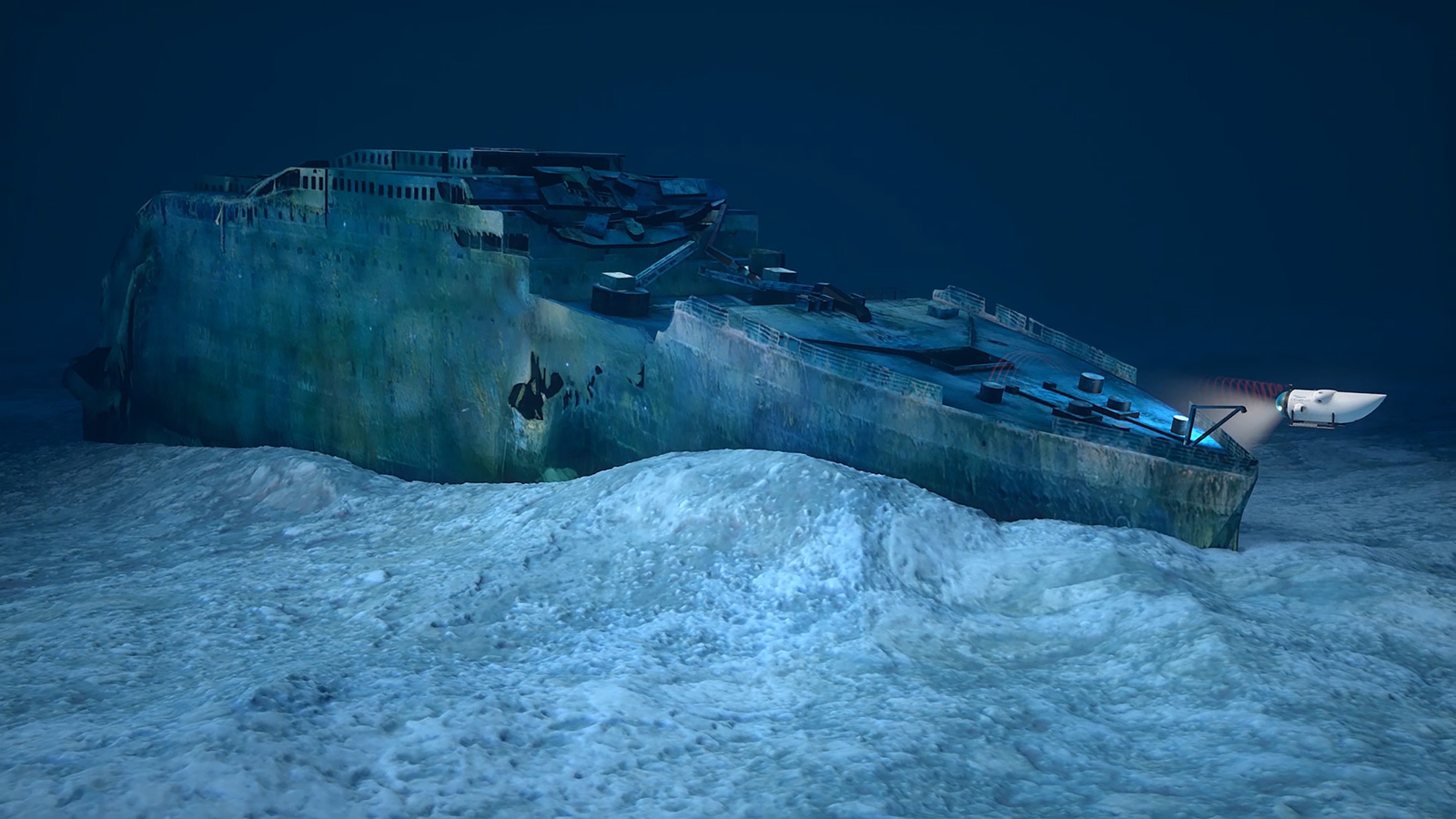 Titanic Wreck - HD Wallpaper 