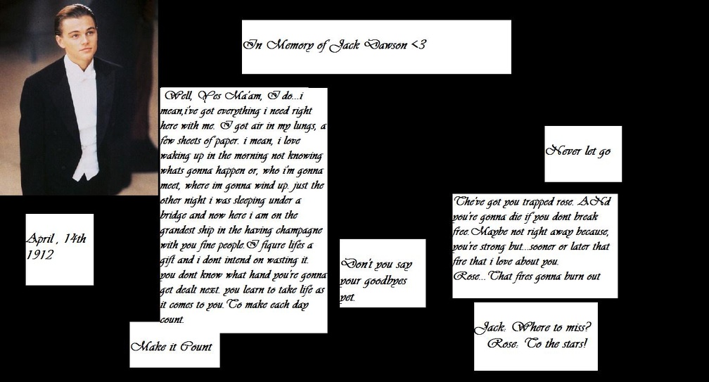 Jack Dawson Quotes - HD Wallpaper 