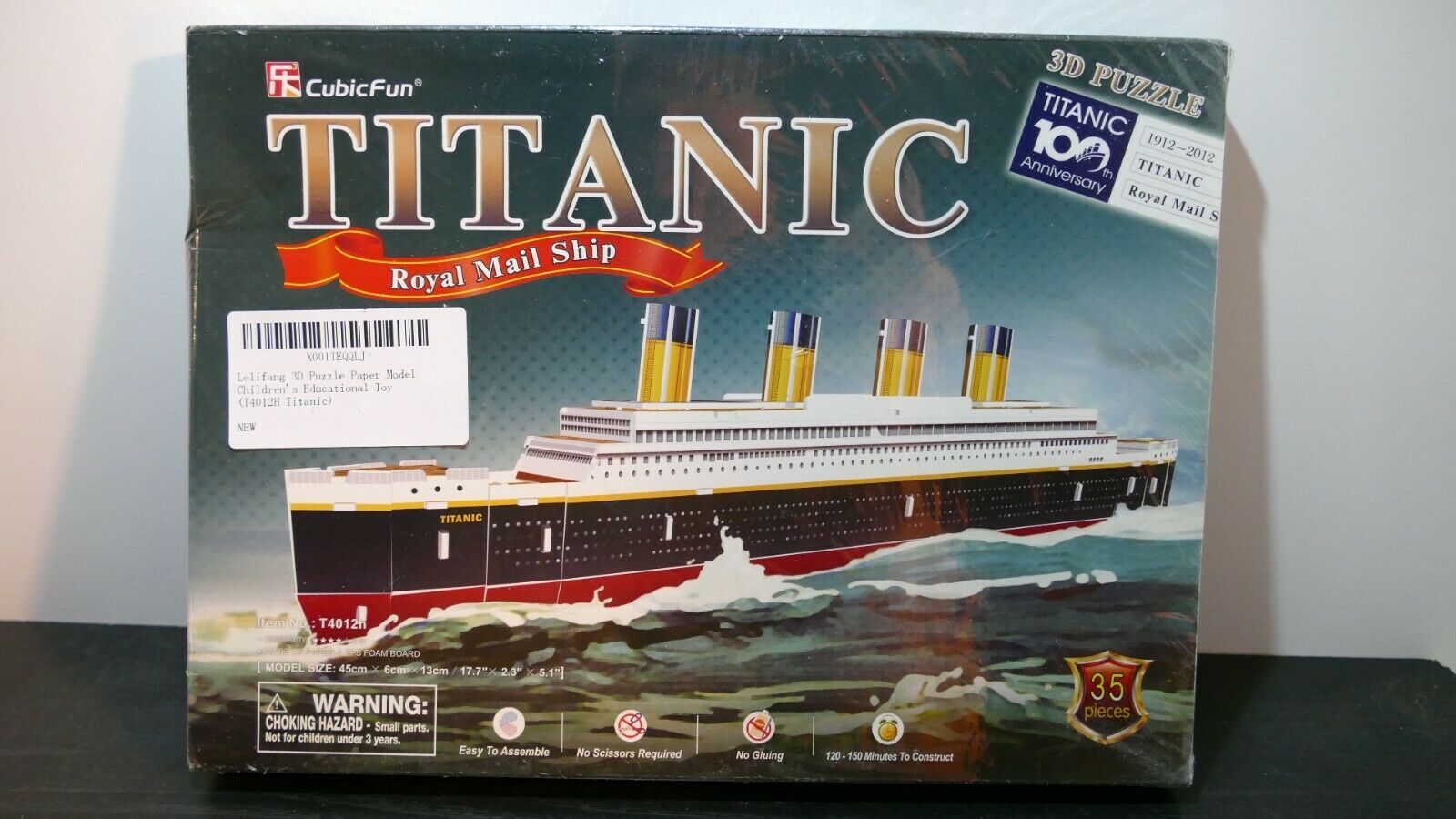 Cubic Fun Rms Titanic Ship 3d Puzzle Small 35 Pieces - 3d Παζλ Τιτανικοσ - HD Wallpaper 