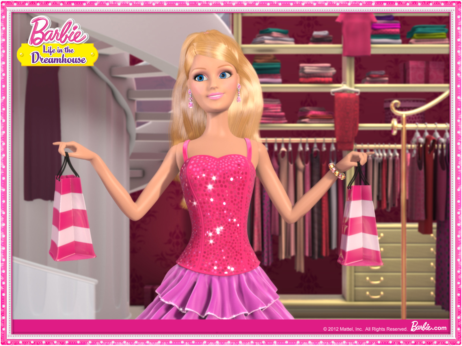 Barbie Life In The Dreamhouse Desktop Wallpaper - Barbie Life In A Dream House Scenes - HD Wallpaper 