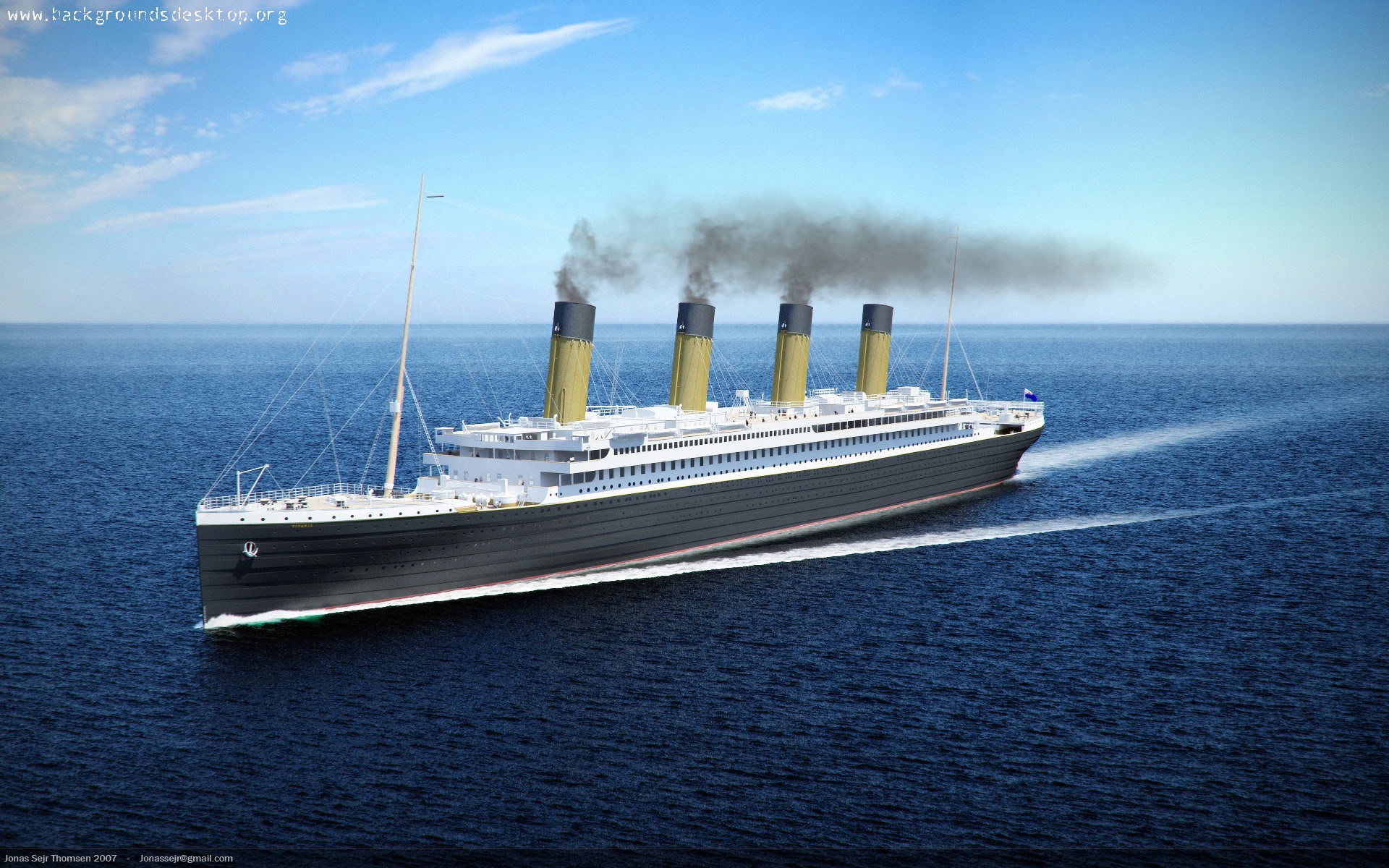Rms Titanic Wallpaper 3d - HD Wallpaper 