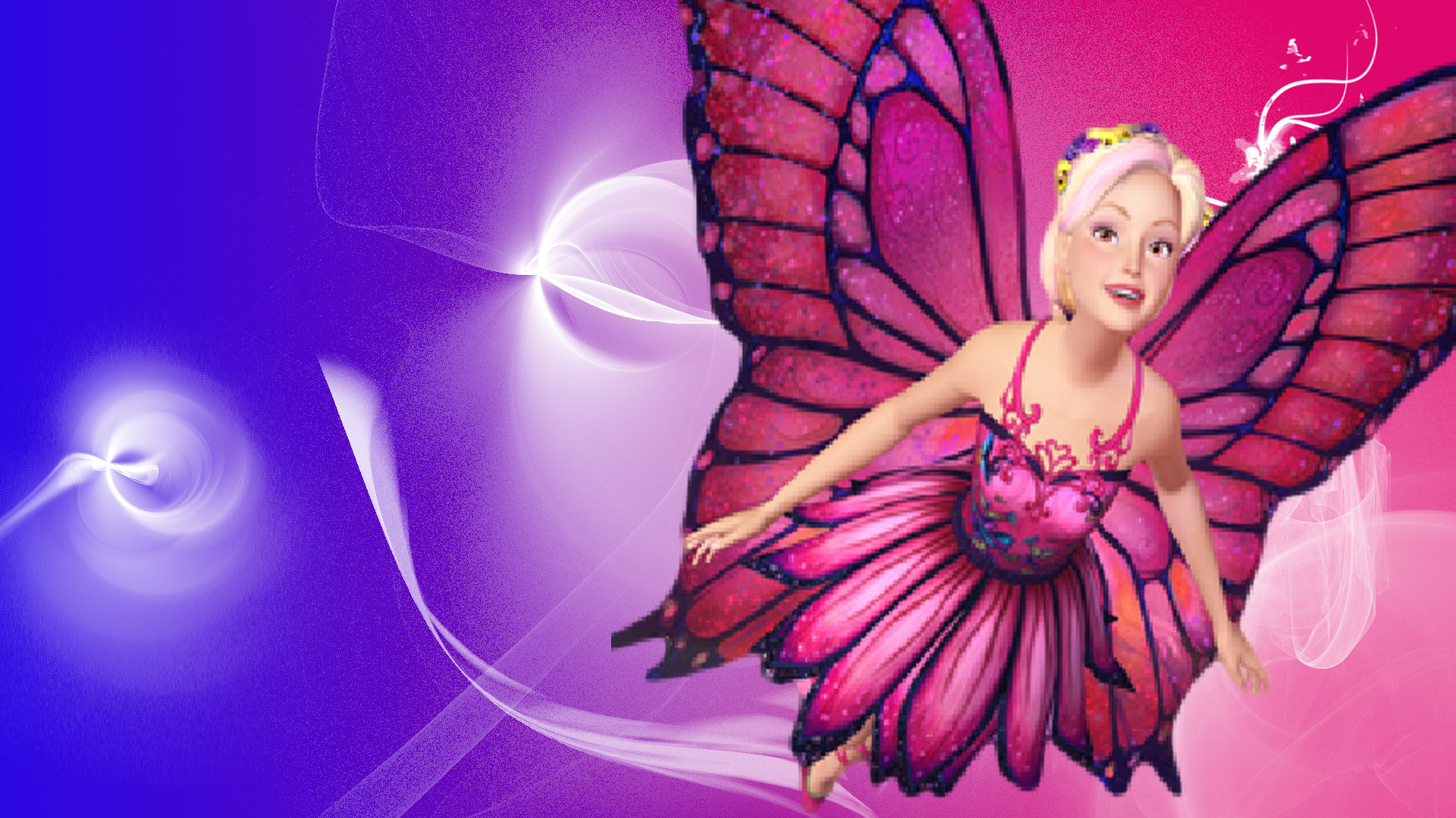 Newly Released Barbie Movies Images Barbie Mariposa - Background Barbie Mariposa Hd - HD Wallpaper 