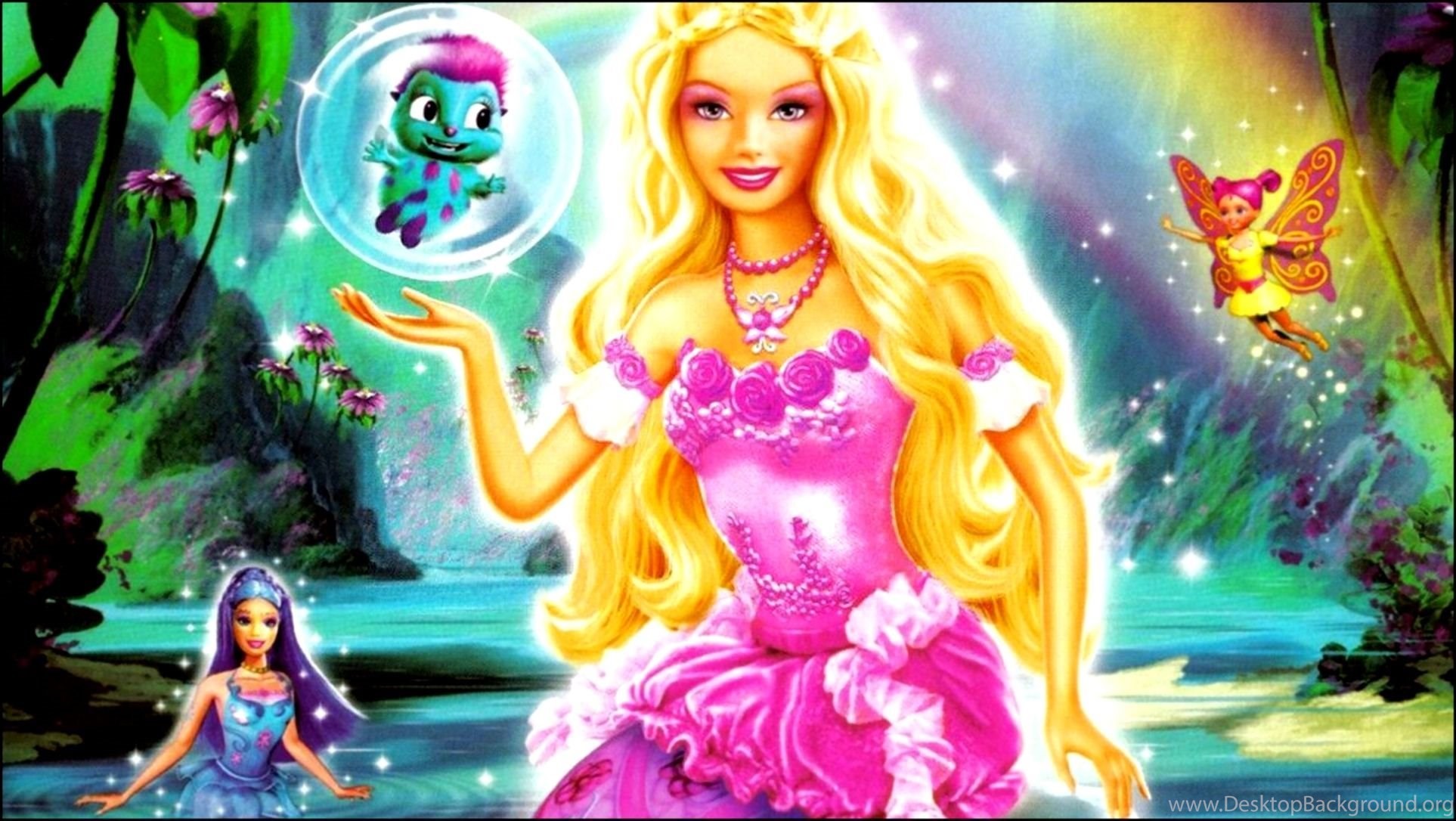 Barbie Hd Wallpapers Free 
 Data Src Vertical Barbie - Barbie Fairytopia Mermaidia - HD Wallpaper 
