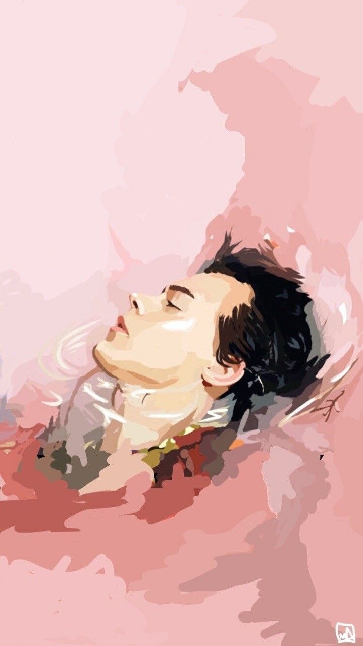 Harry Styles Album Cover Painting - HD Wallpaper 