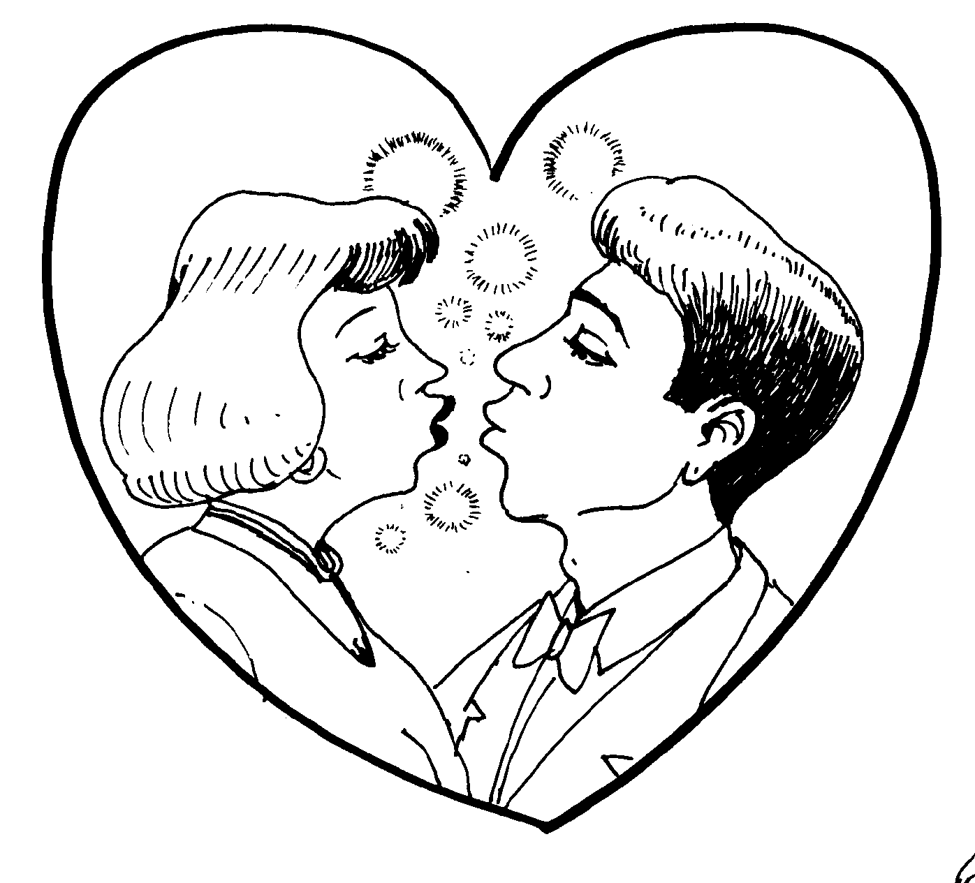 Cartoon Hearts Heart Sketch - Cartoon - 1396x1265 Wallpaper 