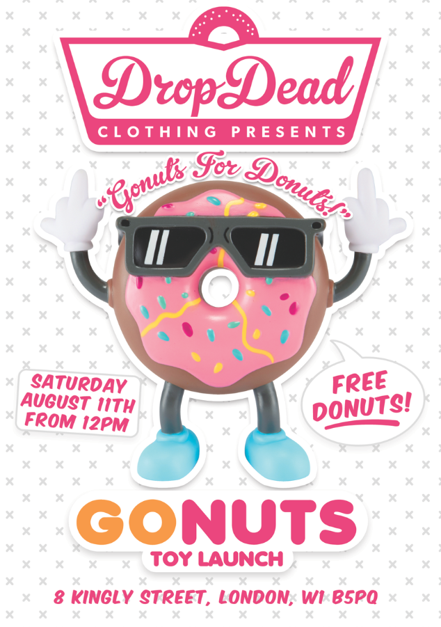 Drop Dead Clothing Donut - HD Wallpaper 