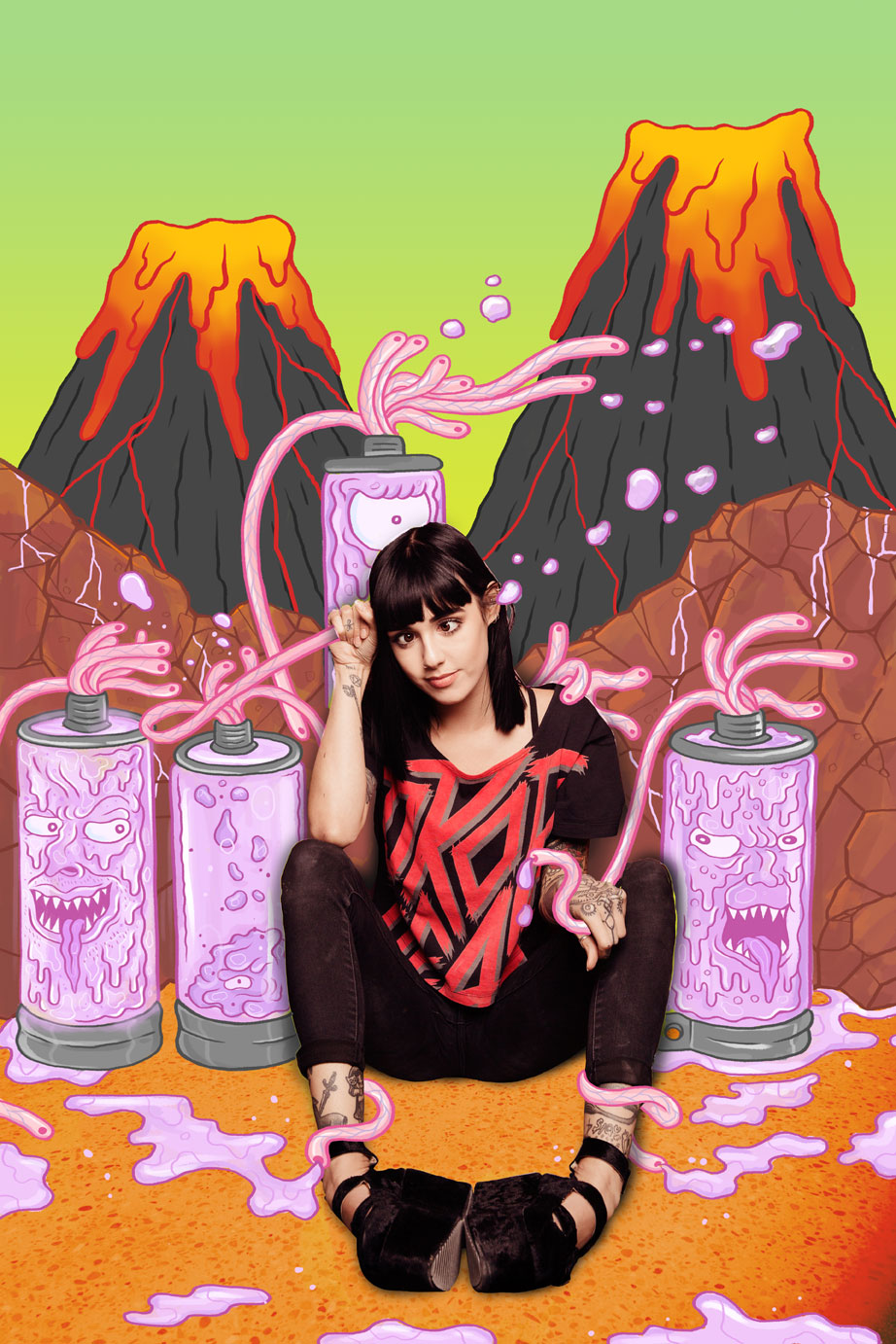 Canisters Scene Web - Hannah Snowdon Drop Dead Clothing - HD Wallpaper 