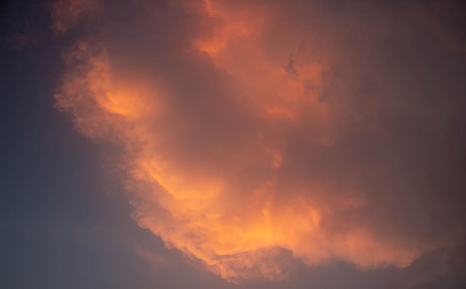 Sunset, Clouds, Tropical Sunset, Evening, Nature, Mood, - Afterglow - HD Wallpaper 