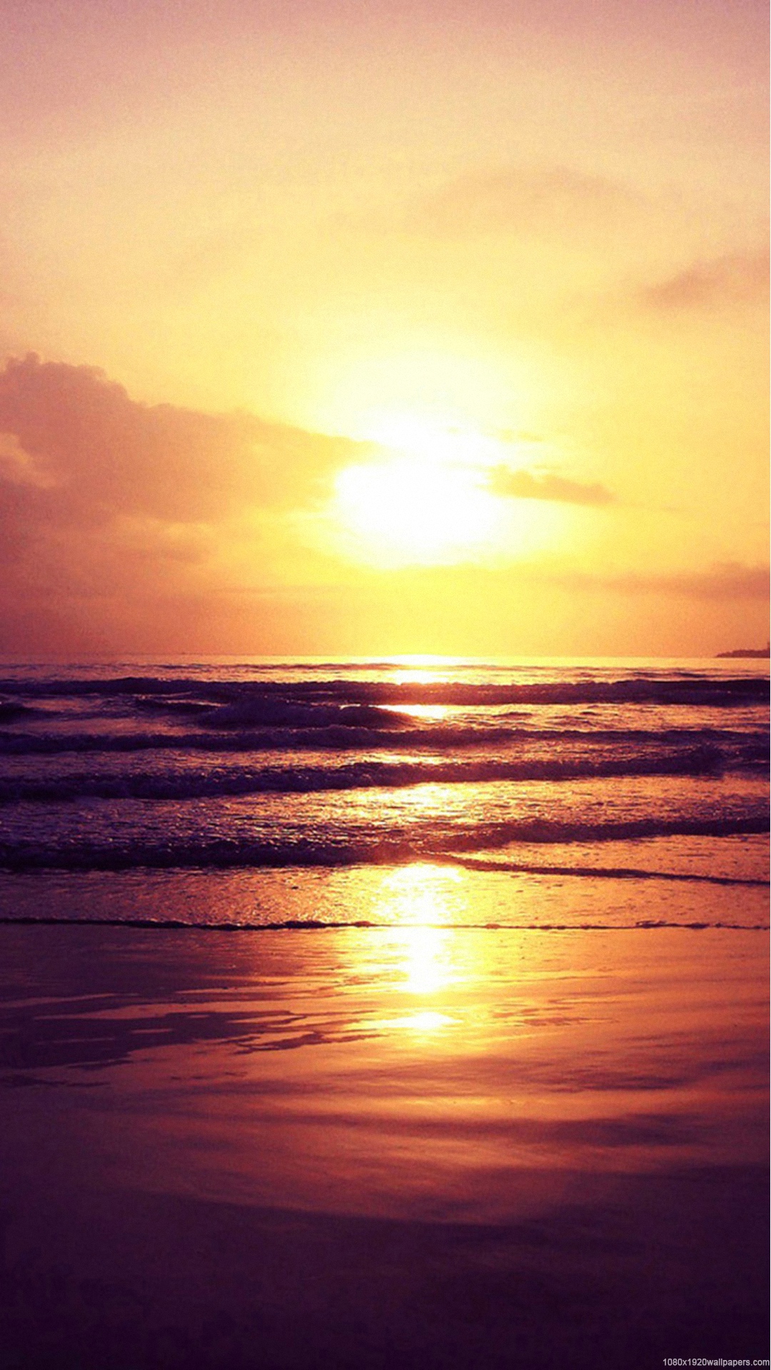 Beach Sea And Sunset Wallpapers Hd - Mobile Phone - HD Wallpaper 