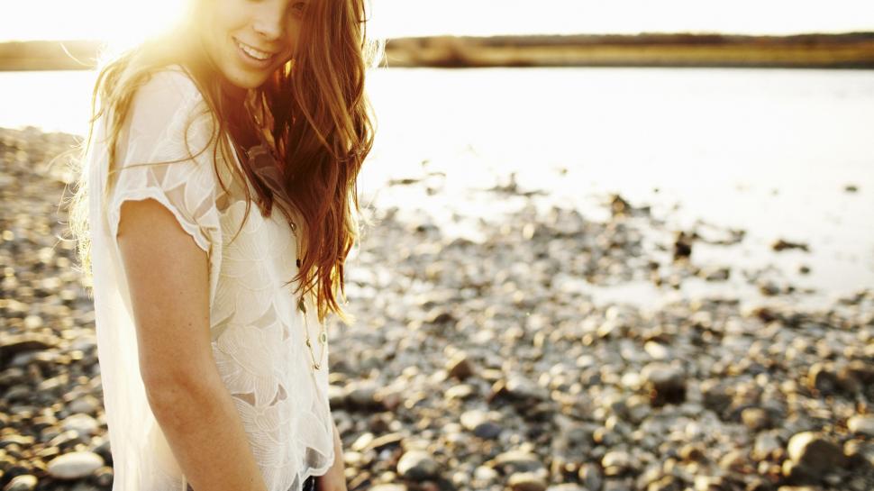 River Beauty Sunset Girl Wallpaper,sunset Hd Wallpaper,beauty - Girl - HD Wallpaper 