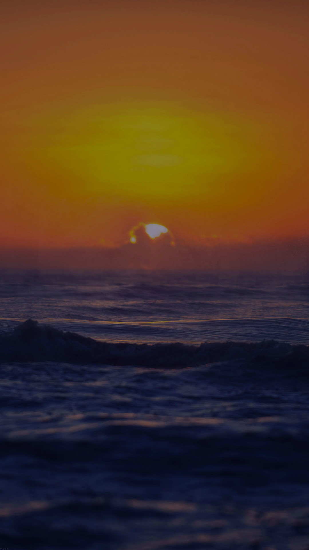 Sea Spray Dark Sunset Ocean Water Nature - Dark Sea And Sunrise - HD Wallpaper 