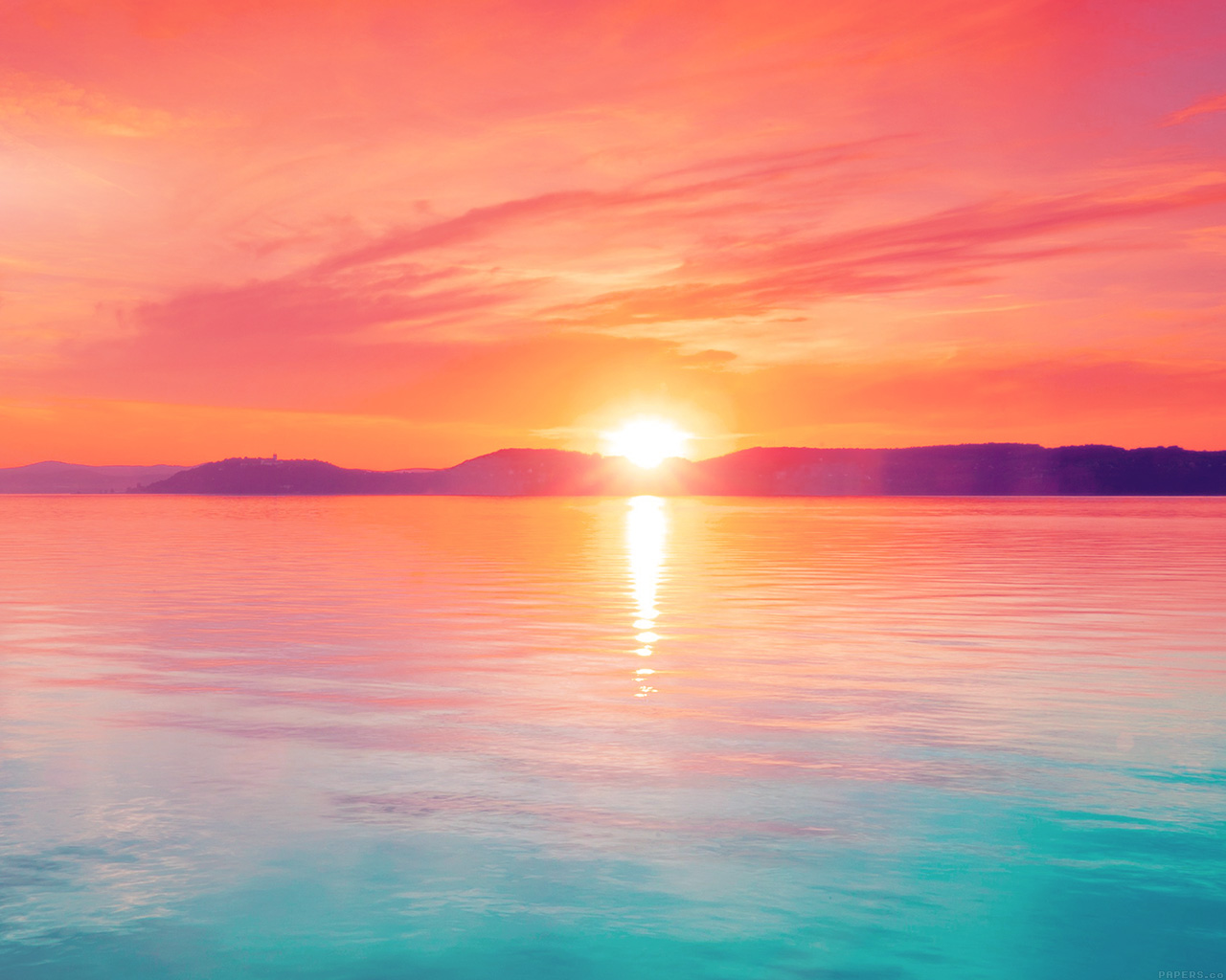 Sunset Wallpaper Iphone Se - HD Wallpaper 