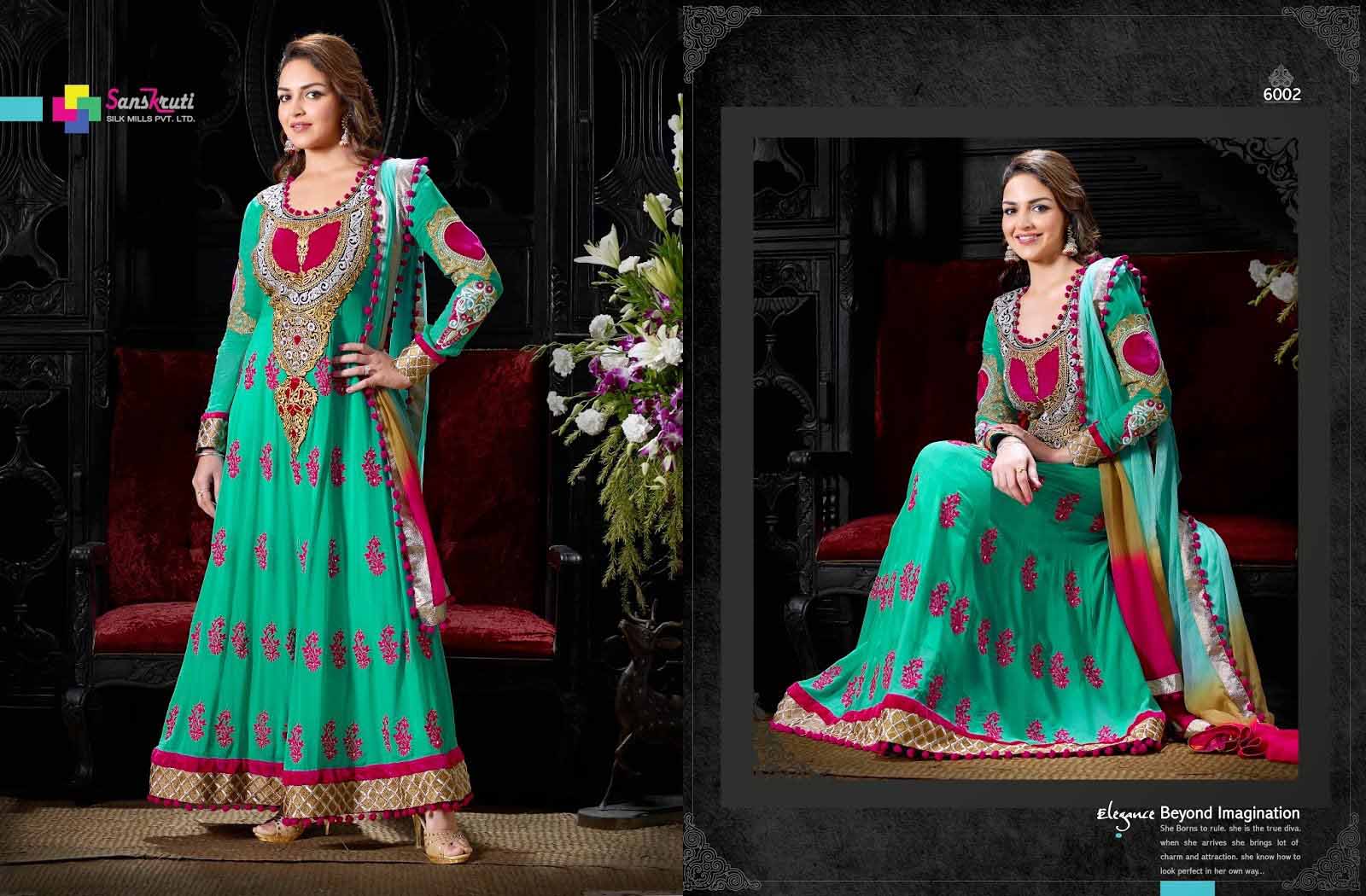 Esha Deol Beautiful Wallpapers And Backgrounds - Anarkali Salwar Suit - HD Wallpaper 