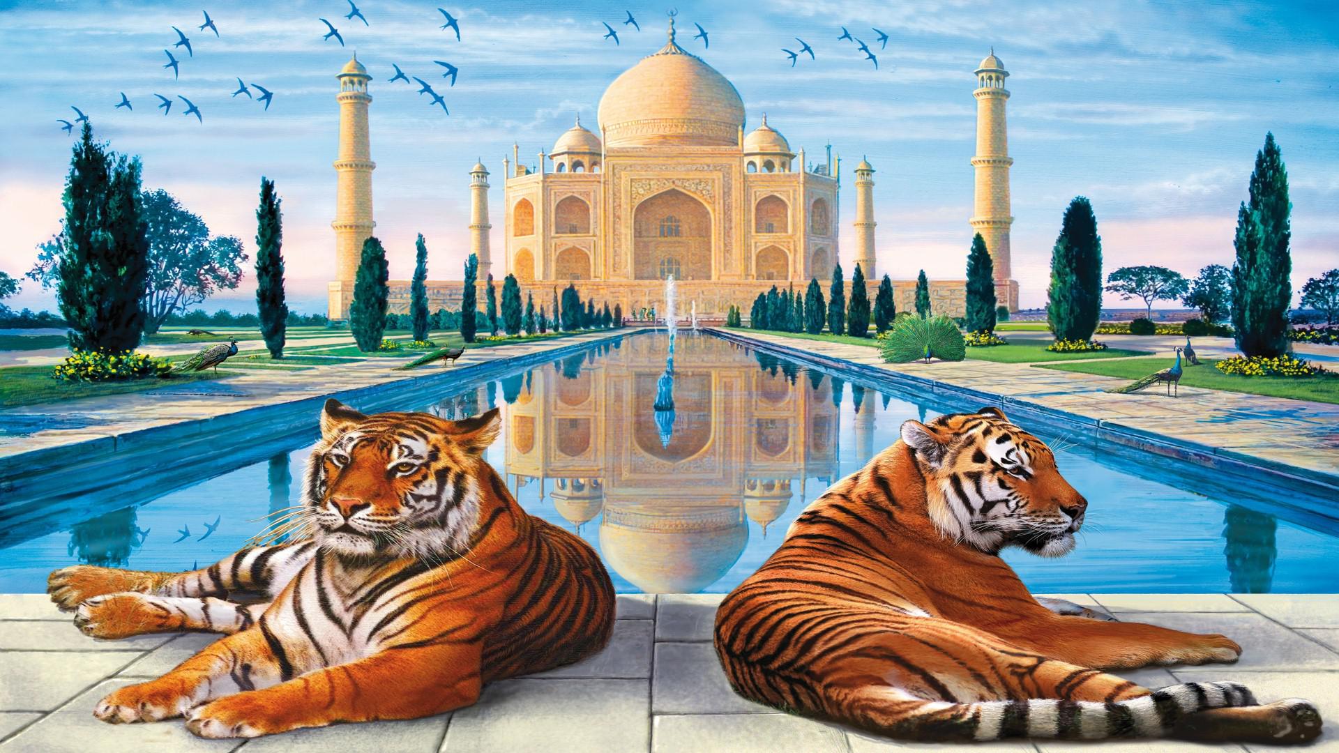 Full Hd Image Of Taj Mahal - HD Wallpaper 