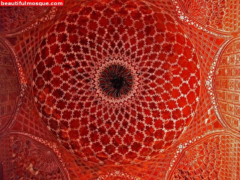 Taj Mahal Mosque In Agra India - Mosque Ceiling Taj Mahal - HD Wallpaper 