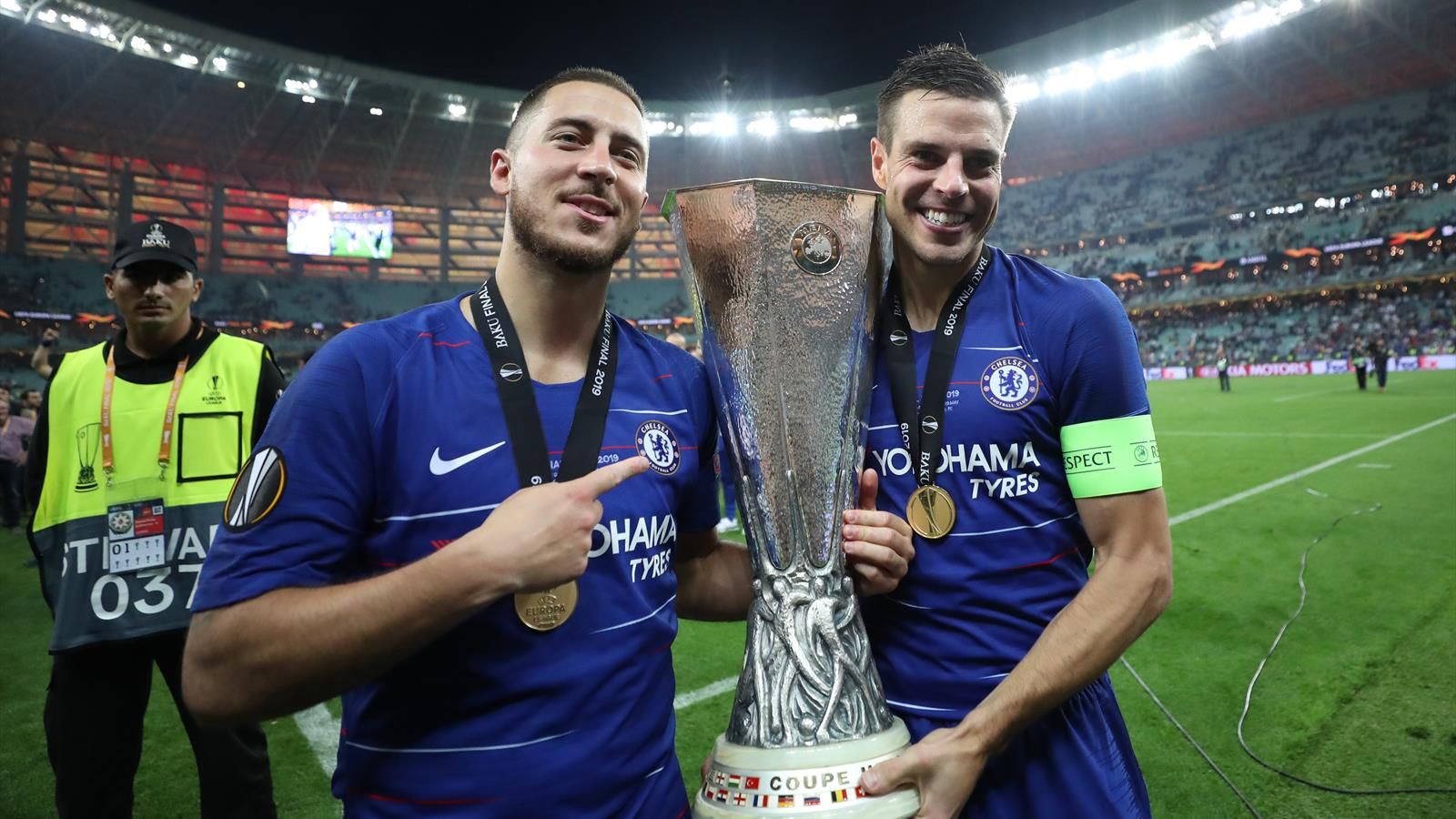 Eden Hazard With Europa League - HD Wallpaper 