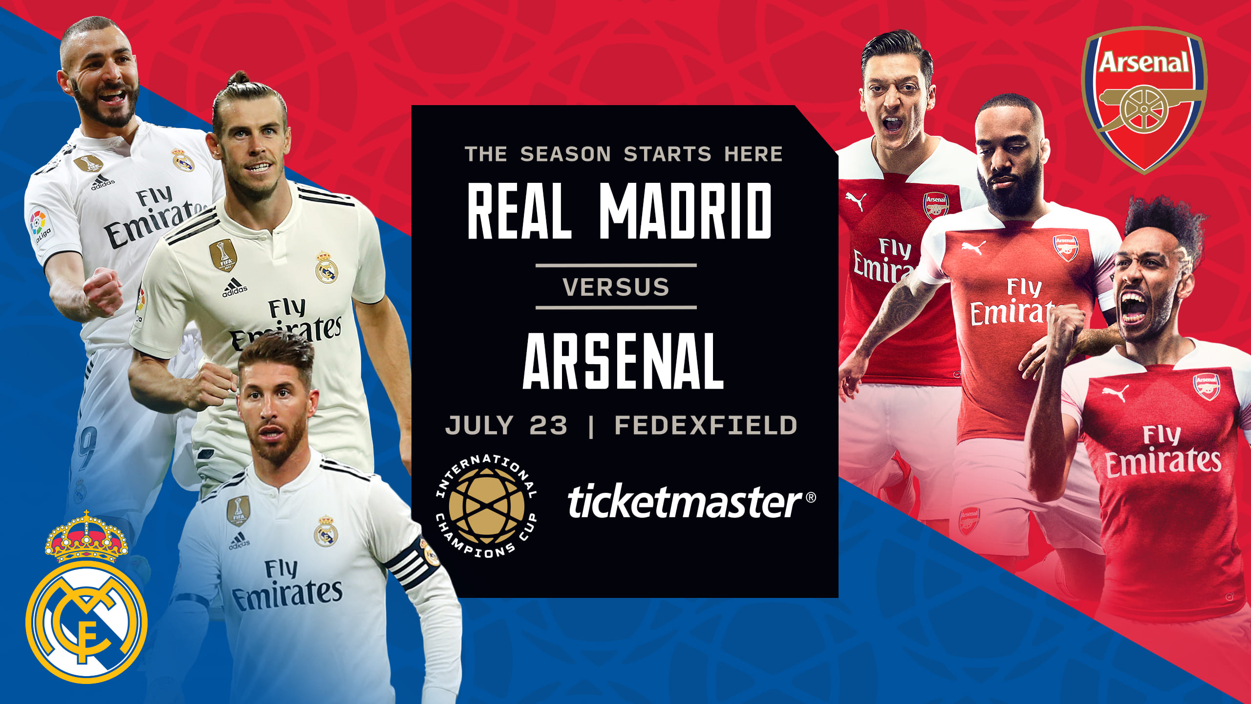 Real Madrid Vs Arsenal International Champions Cup - HD Wallpaper 