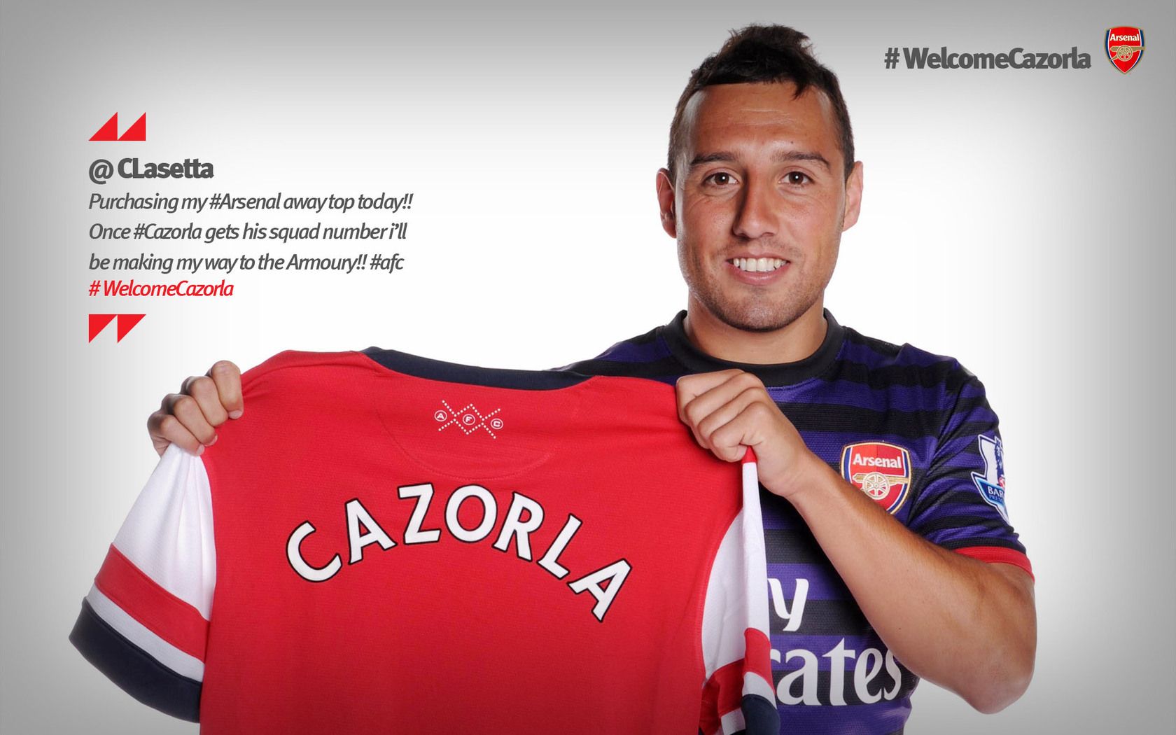 Santi Cazorla, Arsenal, The Best Team In The World - Santi Cazorla Arsenal Sign - HD Wallpaper 
