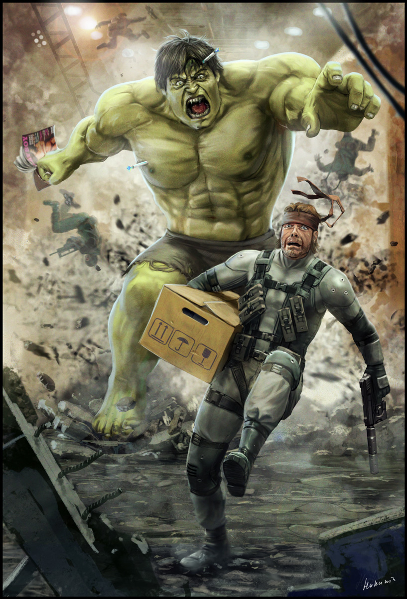 Metal Gear Snake Funny - HD Wallpaper 