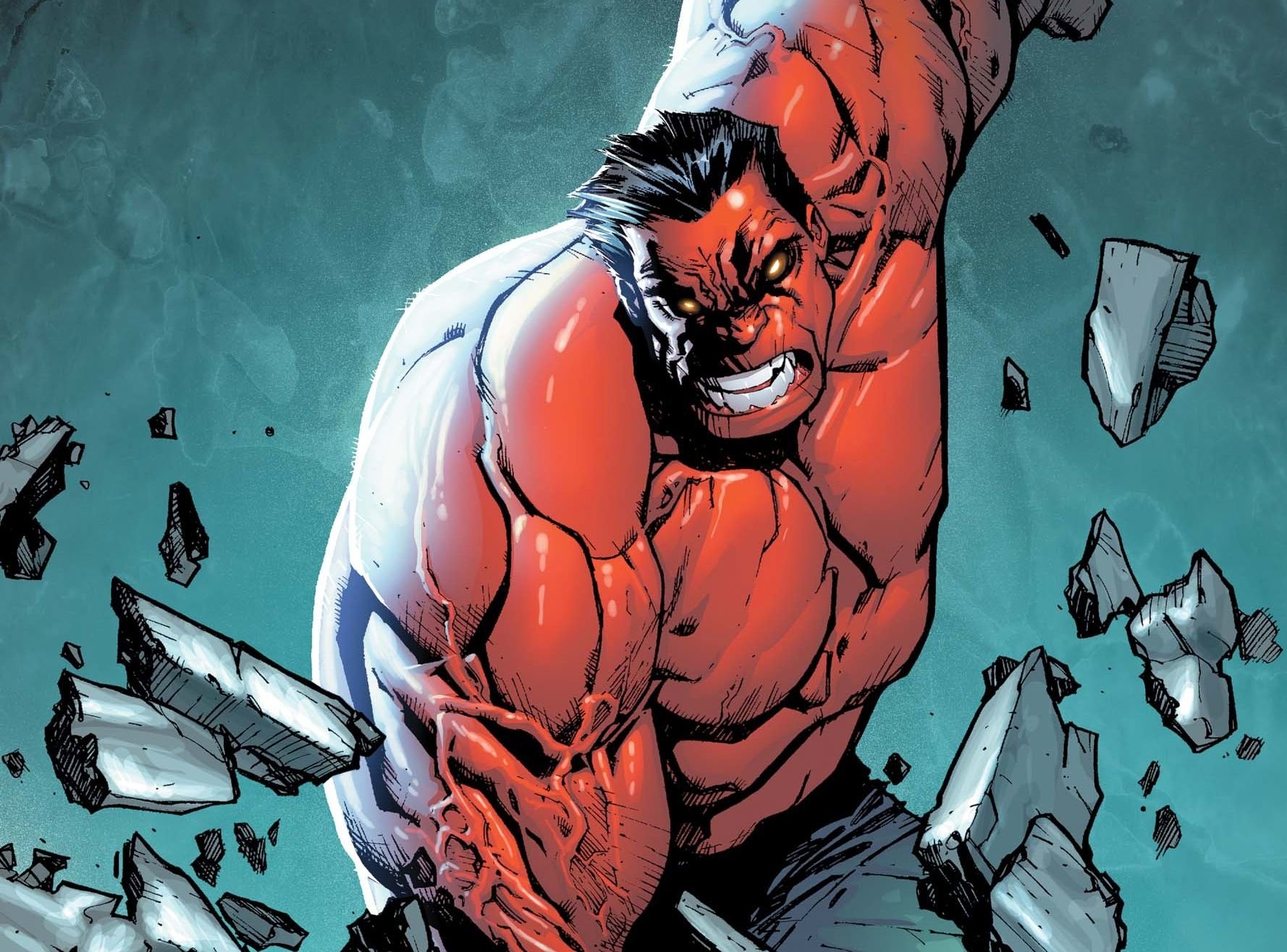 Humberto Ramos Red Hulk - HD Wallpaper 