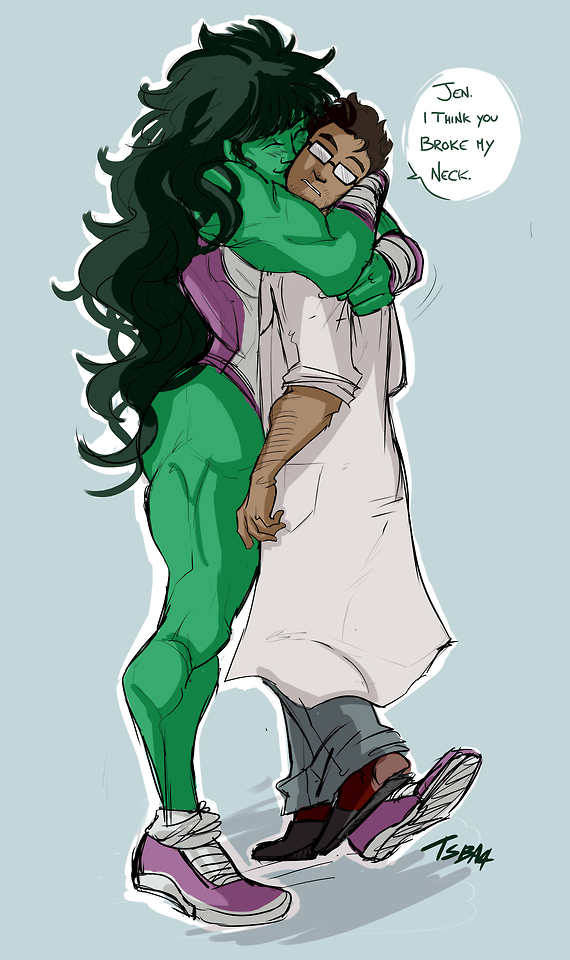 Bruce Banner And Jennifer Walters - HD Wallpaper 