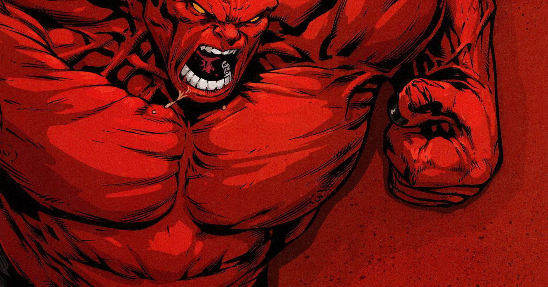 Red Hulk Wallpaper Images For Free Wallpaper - Red Hulk Wallpaper Hd - HD Wallpaper 